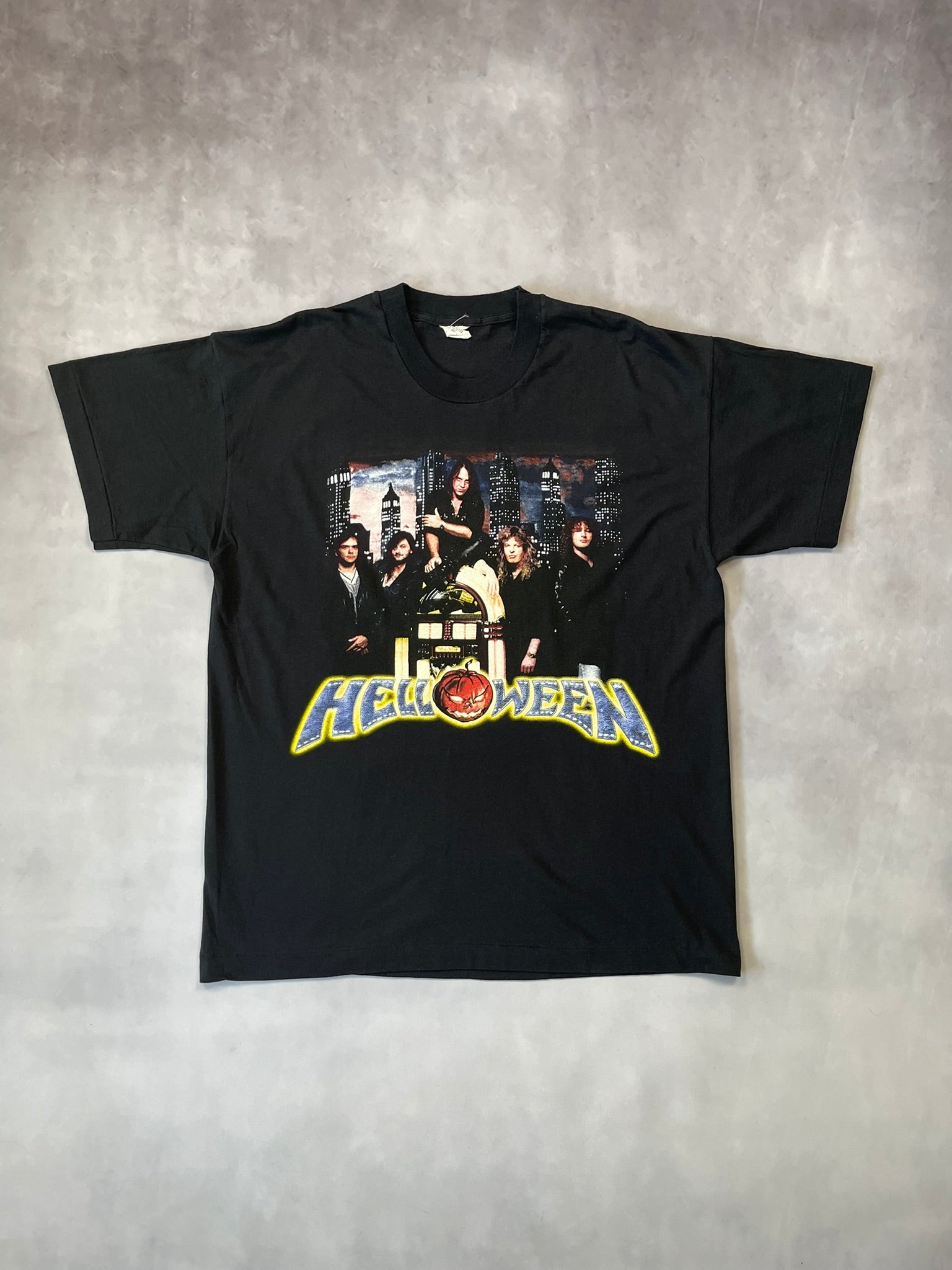 Vintage 90s Helloween Band Single Stitch T-Shirt - XL