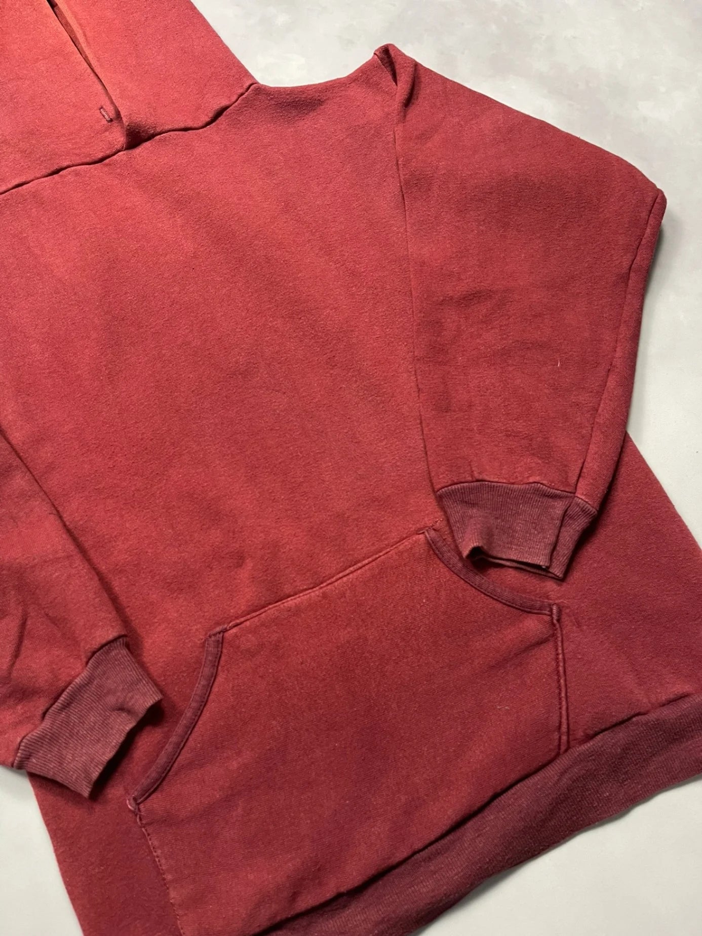 80s Sunfaded Russell Athletic Hoodie - M