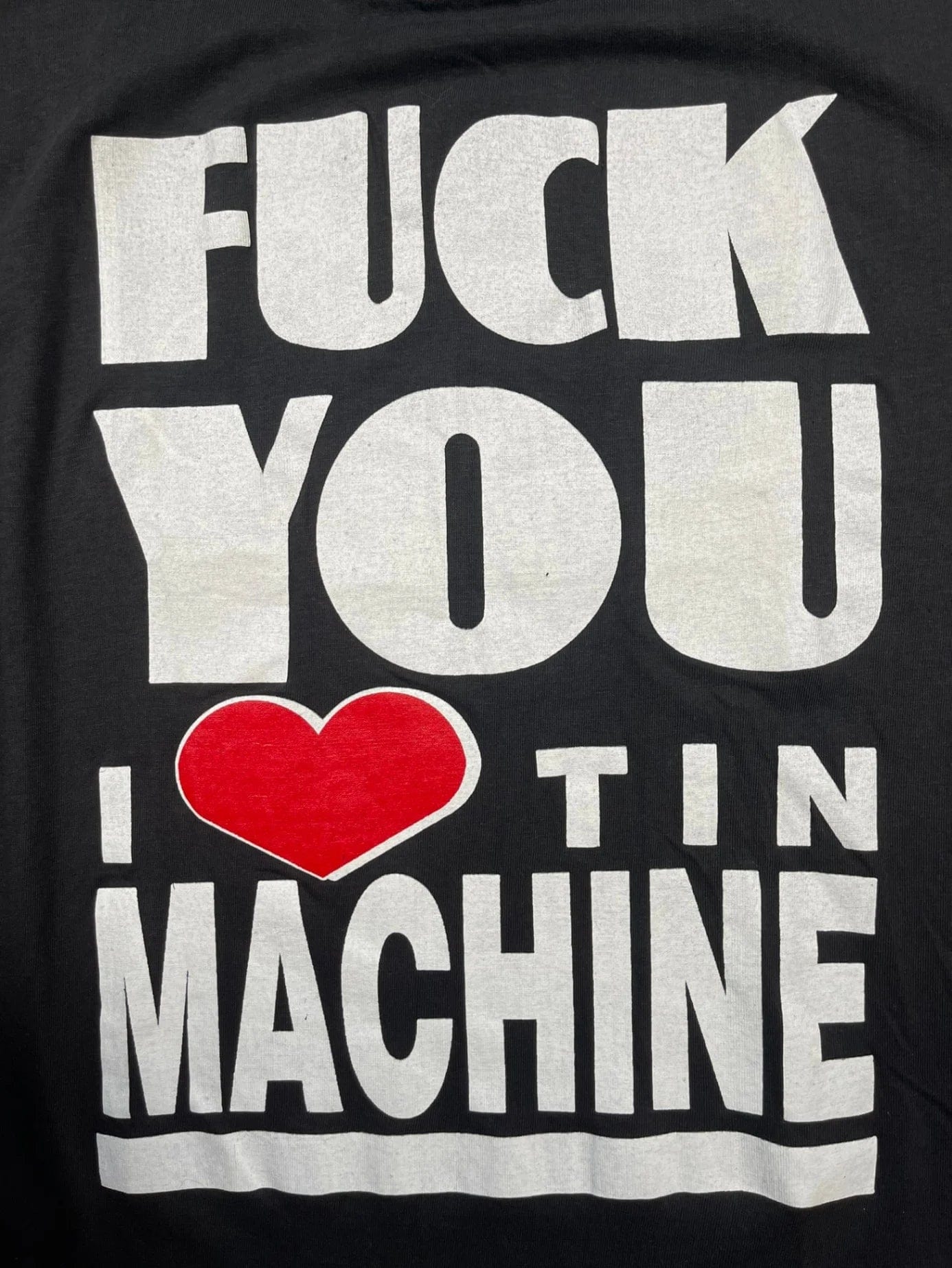 CCI T-shirt L / Black '91-'92 Tin Machine Japan Tour Single Stitch T-shirt - L