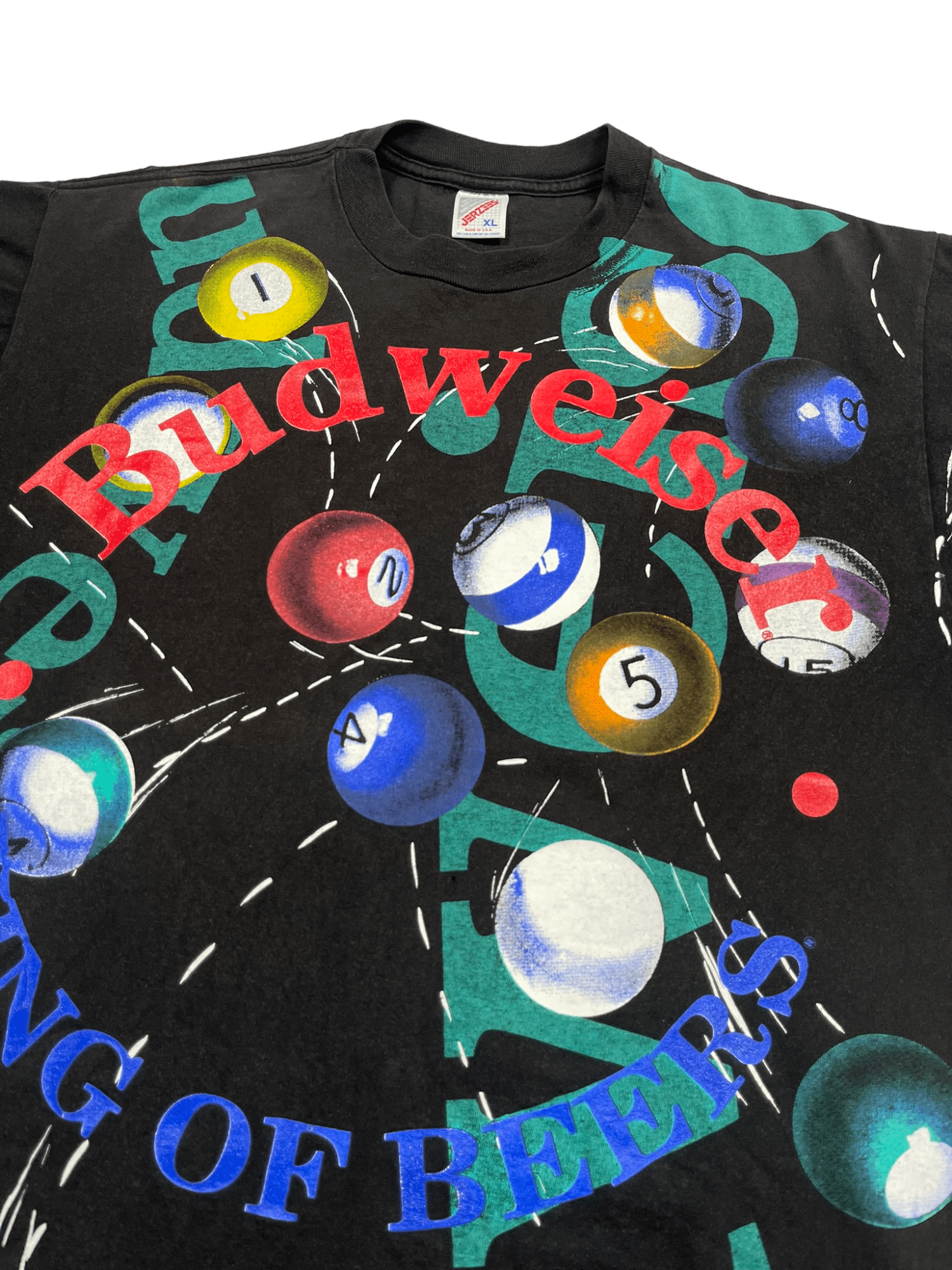 The Vintage Racks T-Shirt Budweiser All Over Print - XL