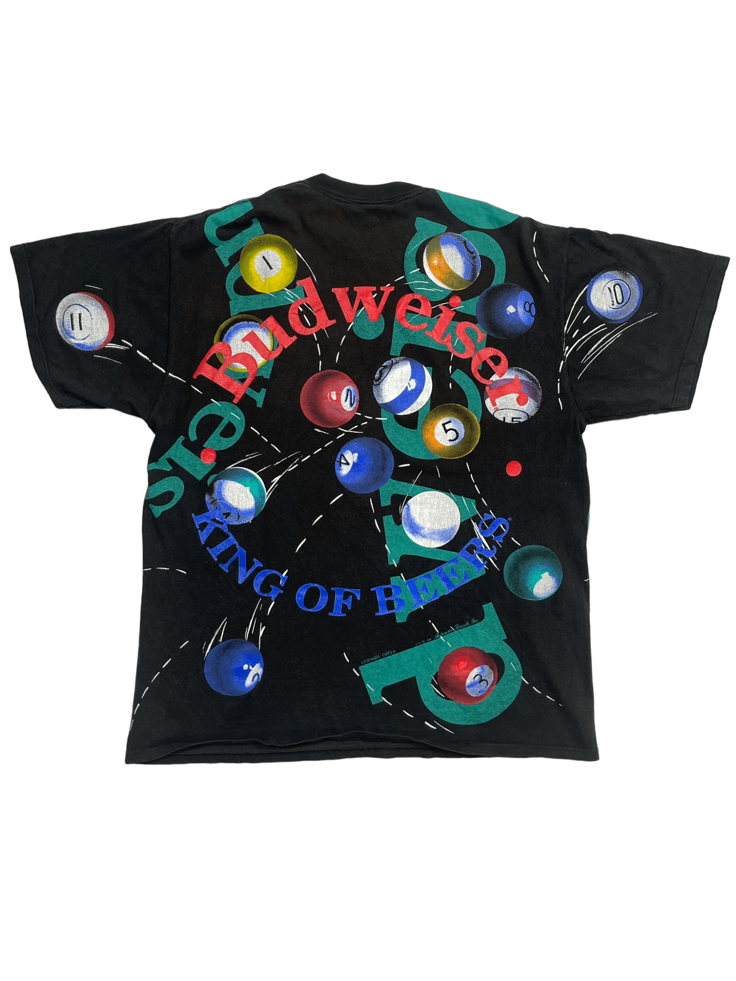 The Vintage Racks T-Shirt Budweiser All Over Print - XL