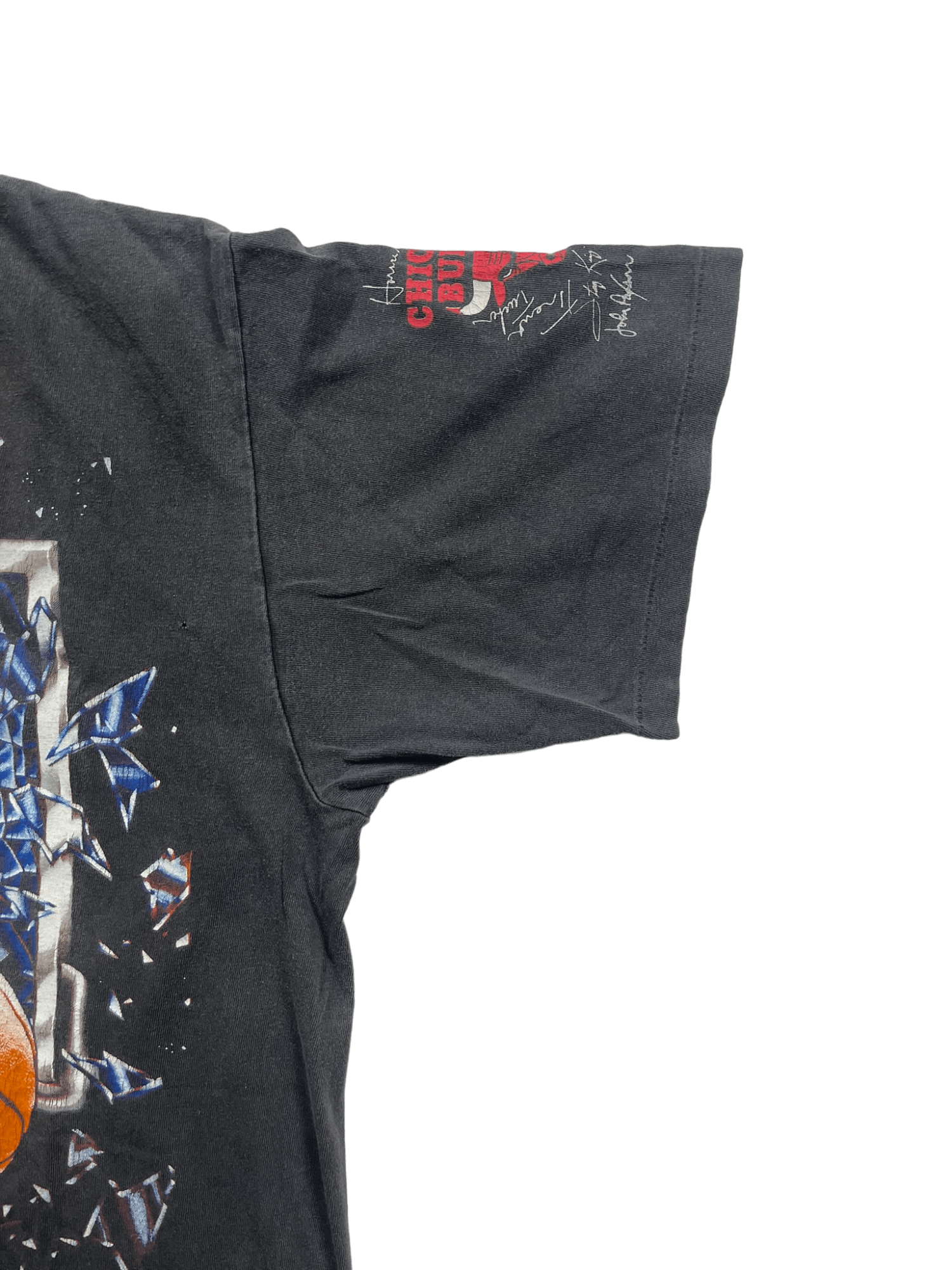 The Vintage Racks T-Shirt Chicago Bulls Shattered Backboard - XL