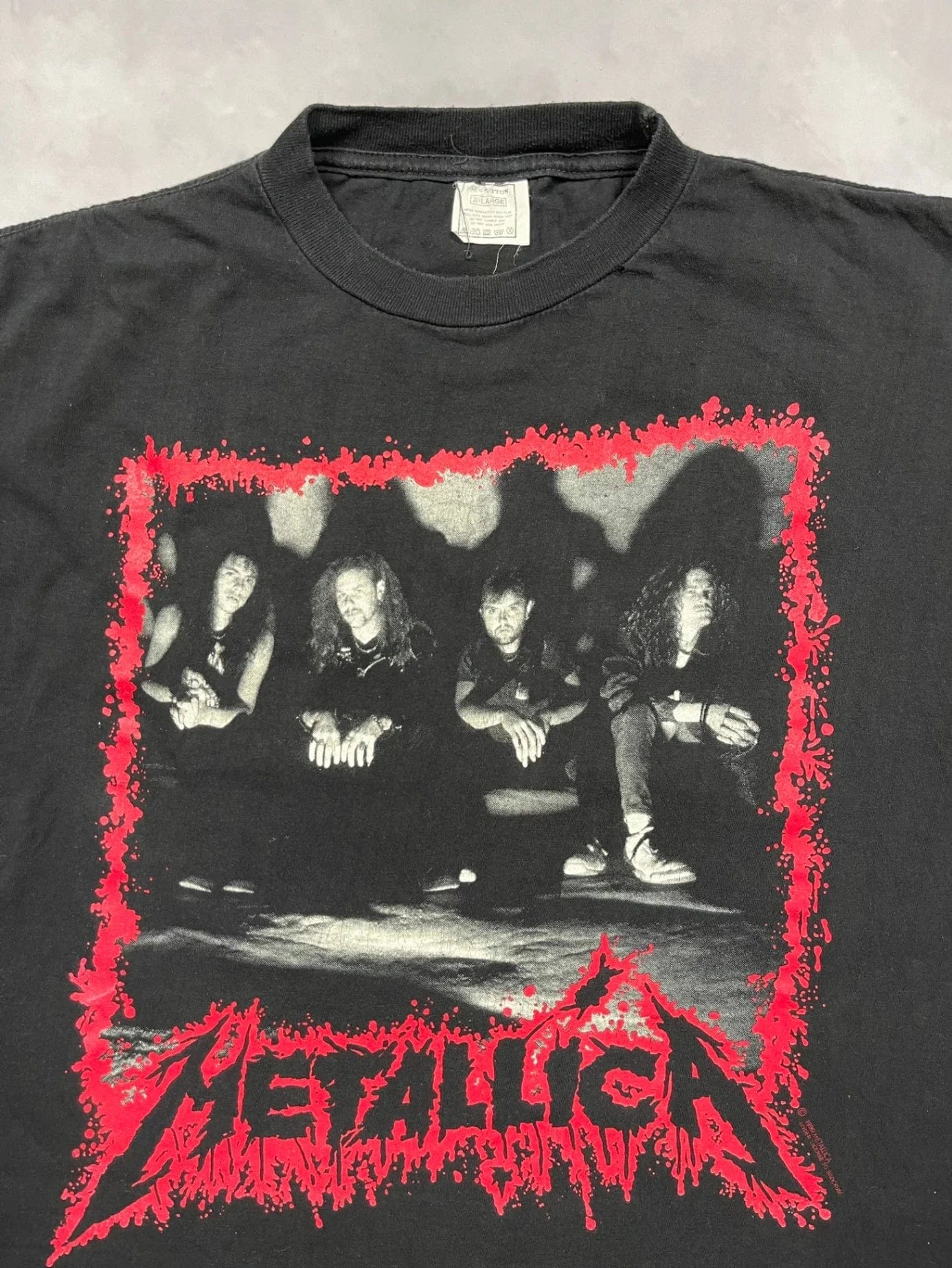 The Vintage Racks T-shirt XL / Black '90 Metallica European Tour T-shirt - XL