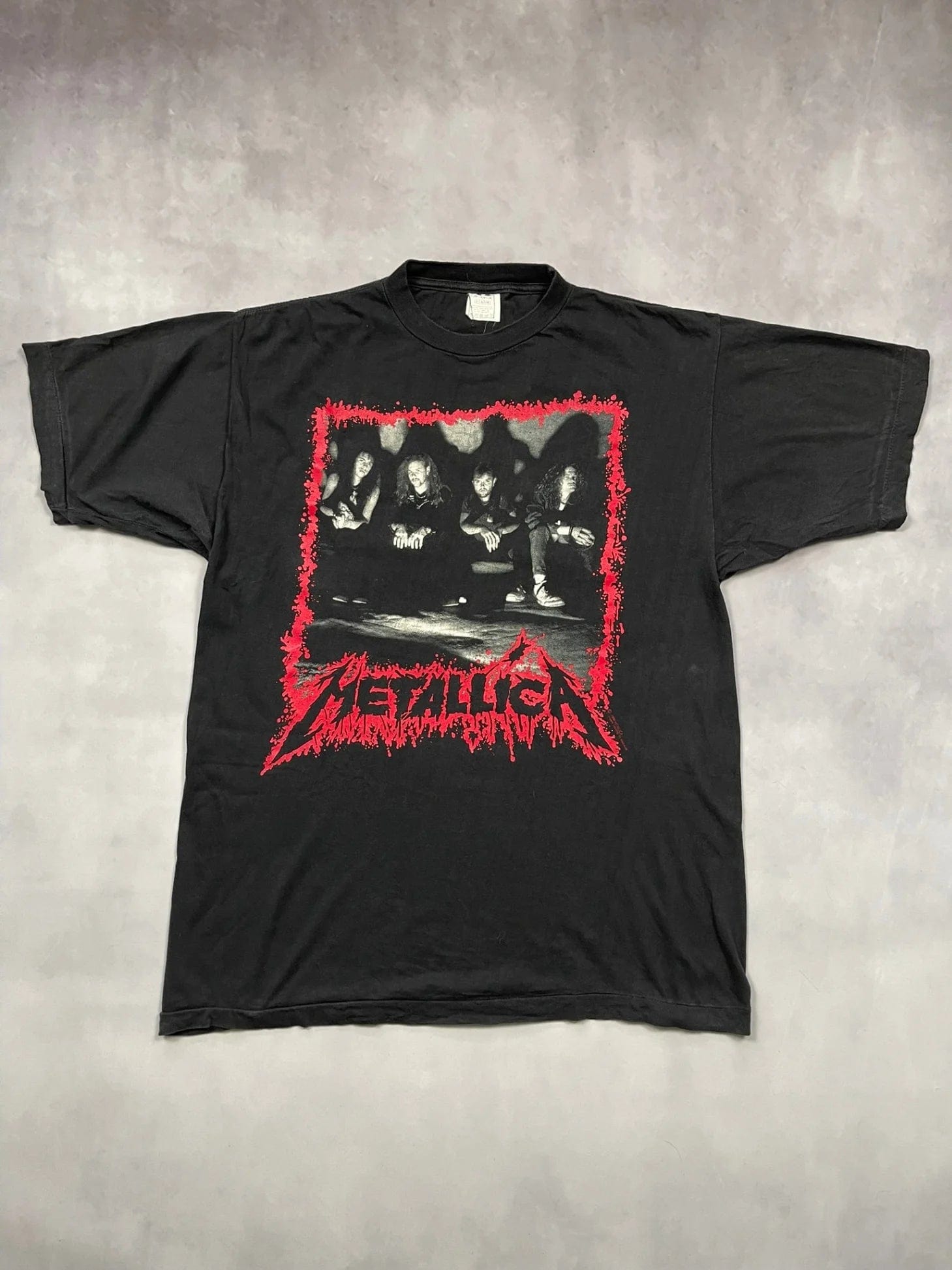 The Vintage Racks T-shirt XL / Black '90 Metallica European Tour T-shirt - XL