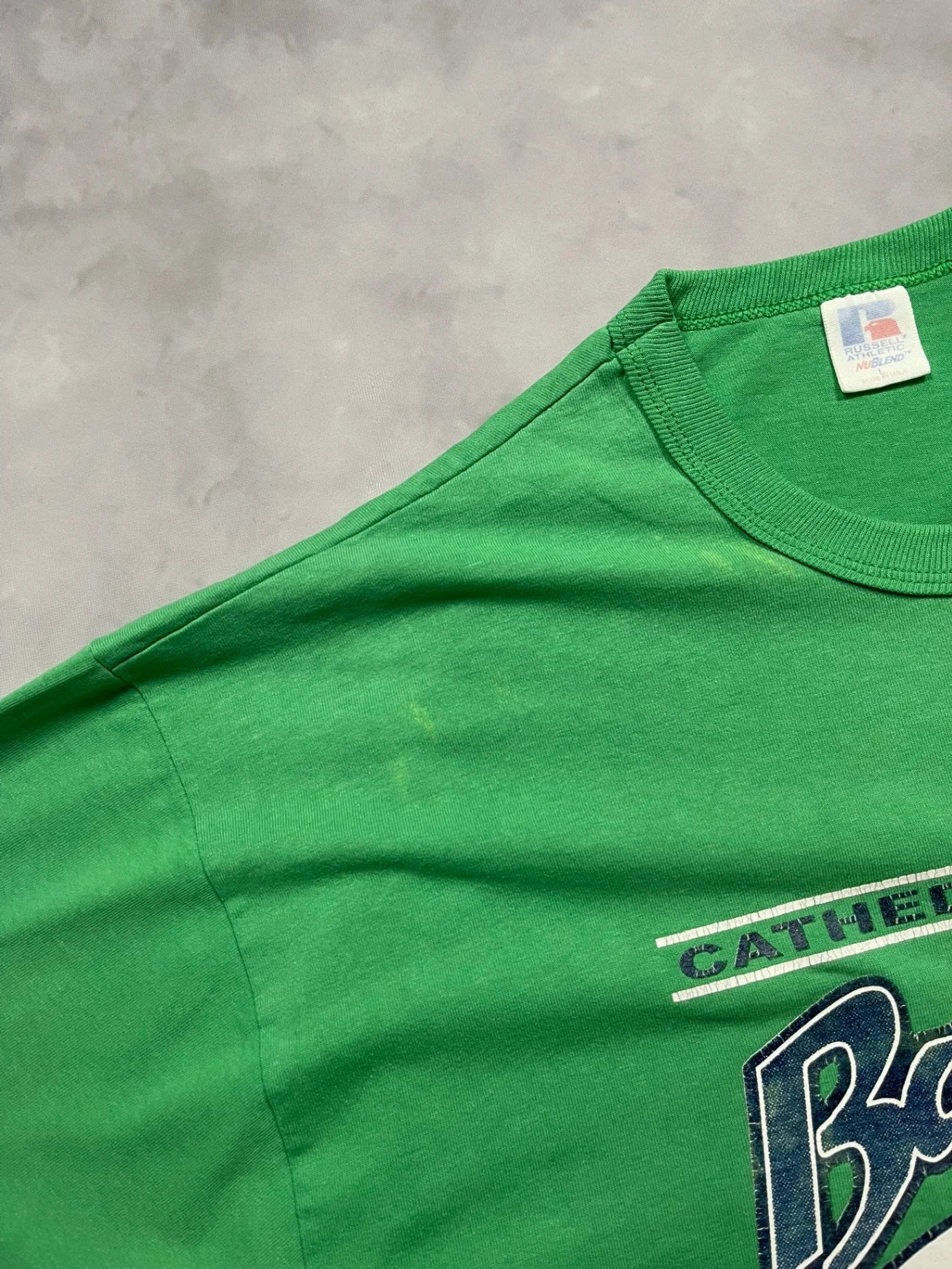 90s Cathedral Baseball Single Stitch T-shirt - L