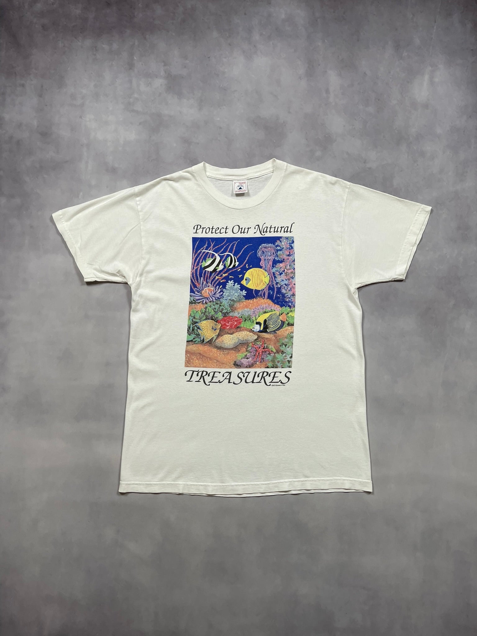 90s Protect Our Natural Treasures Single Stitch T-Shirt - L