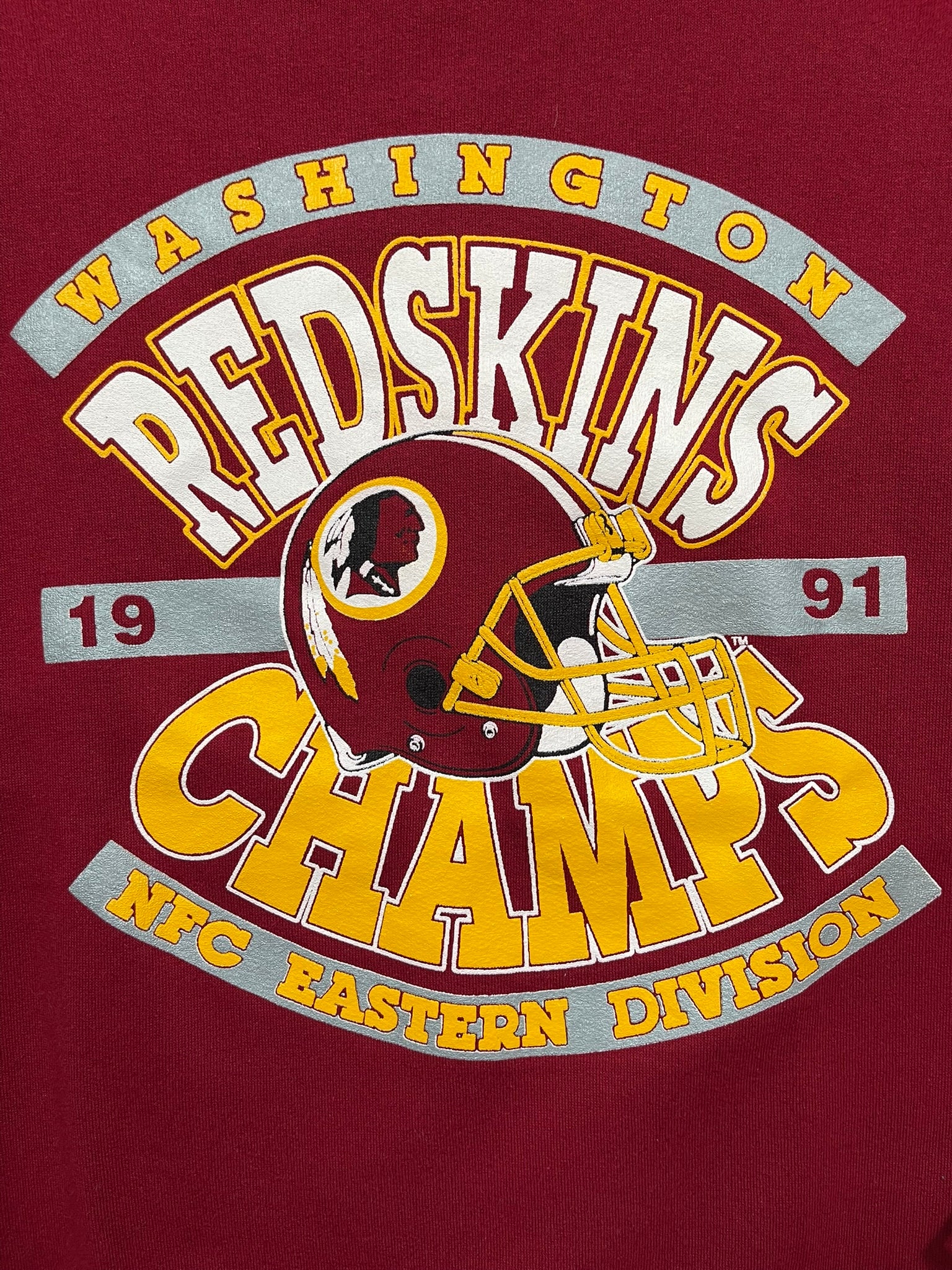 1991 Washington Redskins Champs Sweater - L