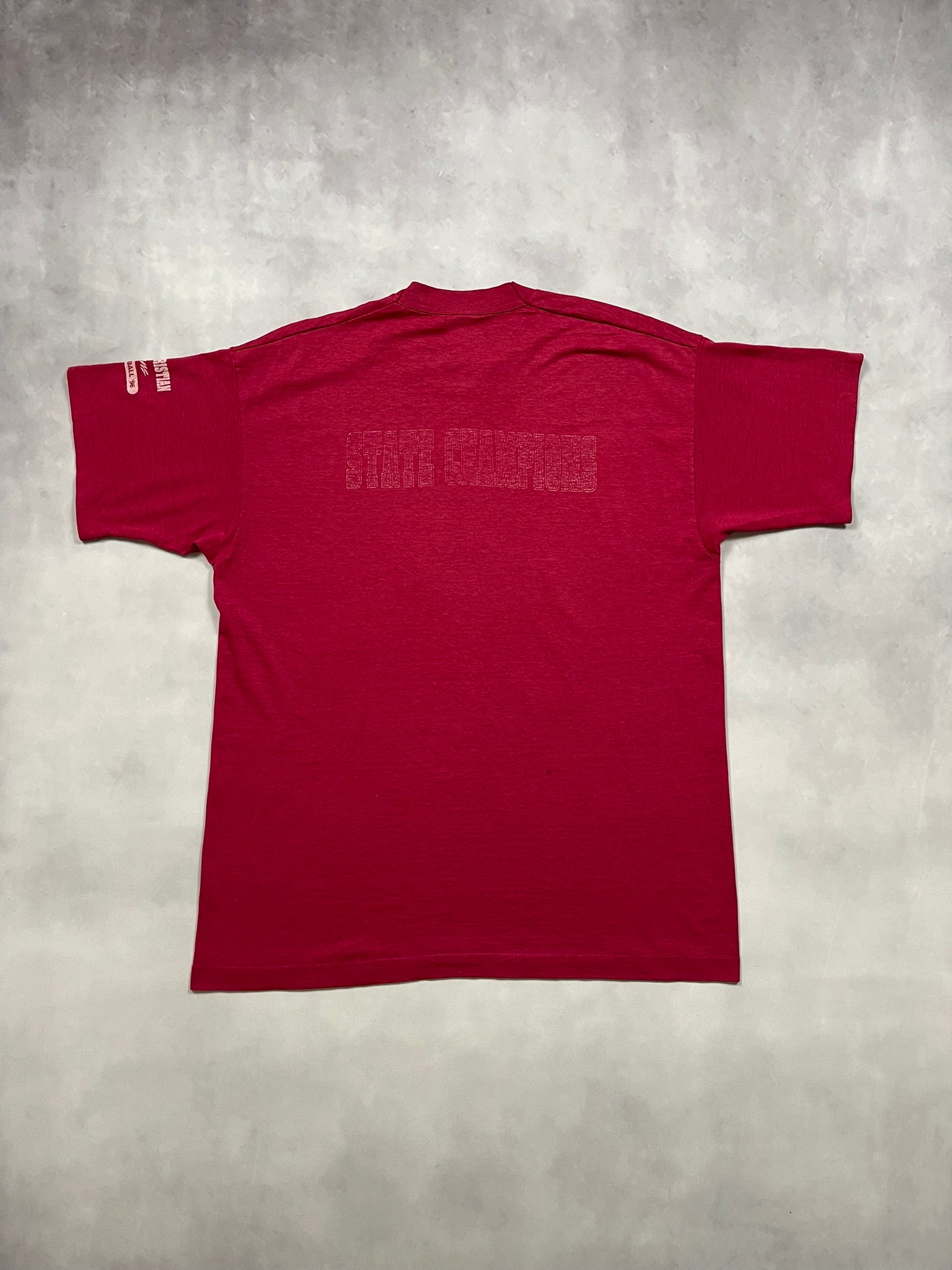 1996 Iowa High School State Basketball Single Stitch T-Shirt - XL