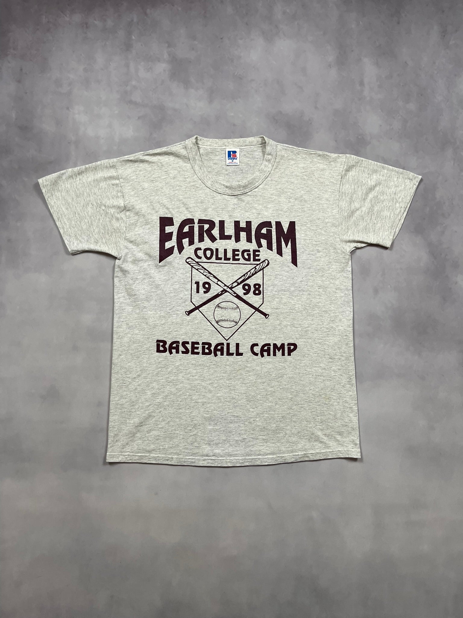 1998 Earlham College Baseball Camp Single Stitch T-Shirt - M