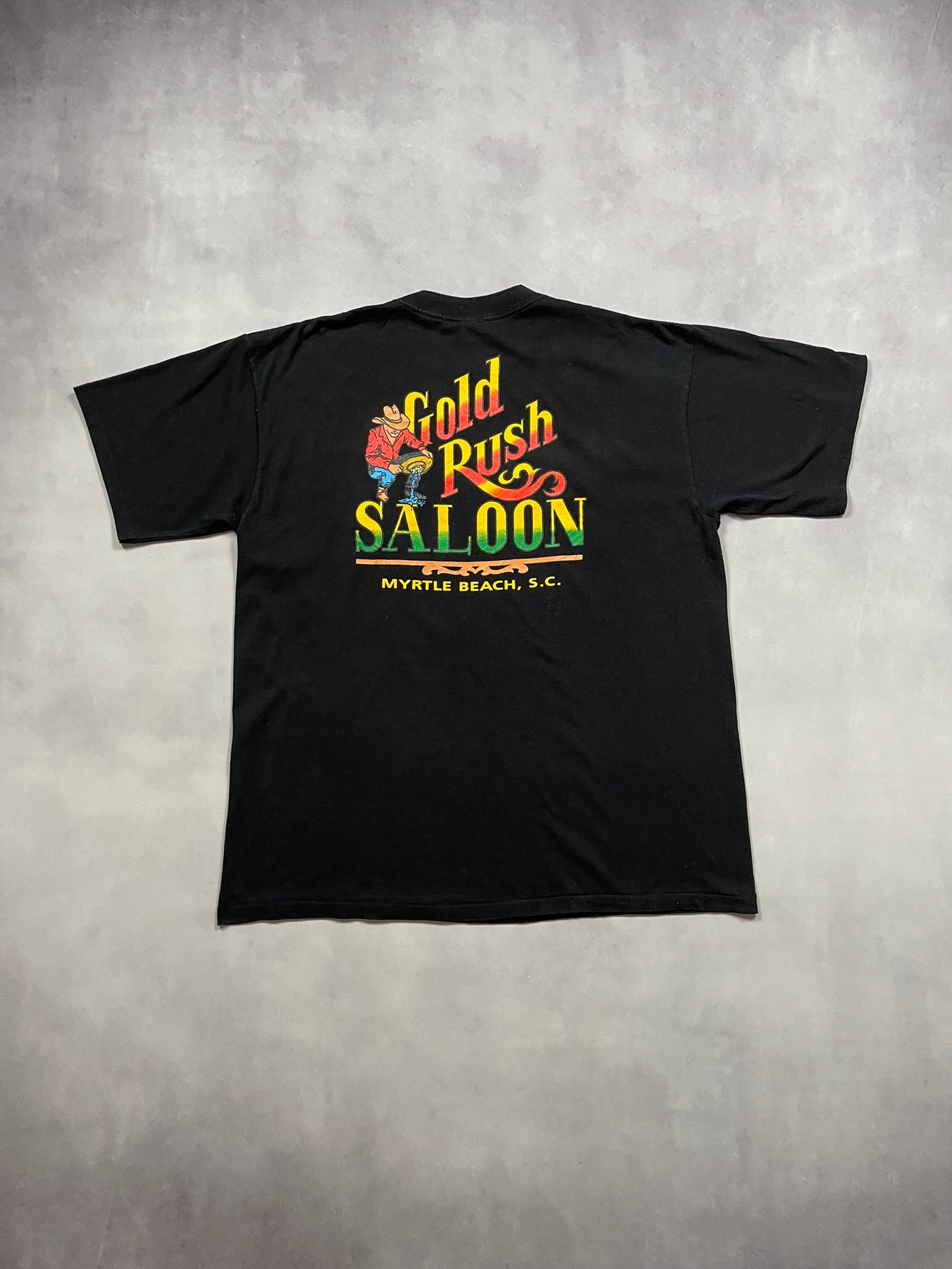 90s Gold Rush Saloon Single Stitch T-Shirt - XL