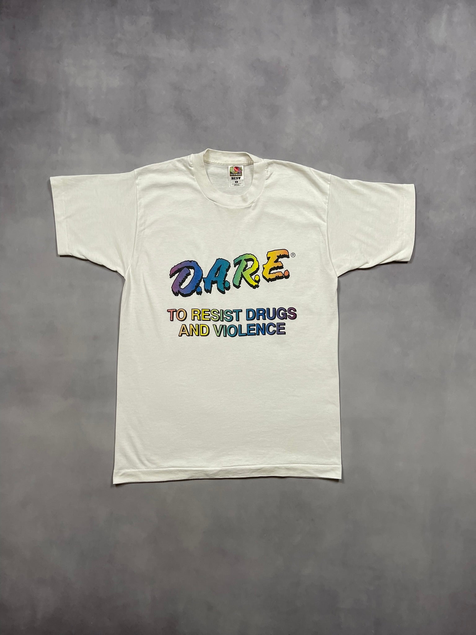 90s D.A.R.E. “To Resist Drugs and Violence” Single Stitch T-Shirt - M