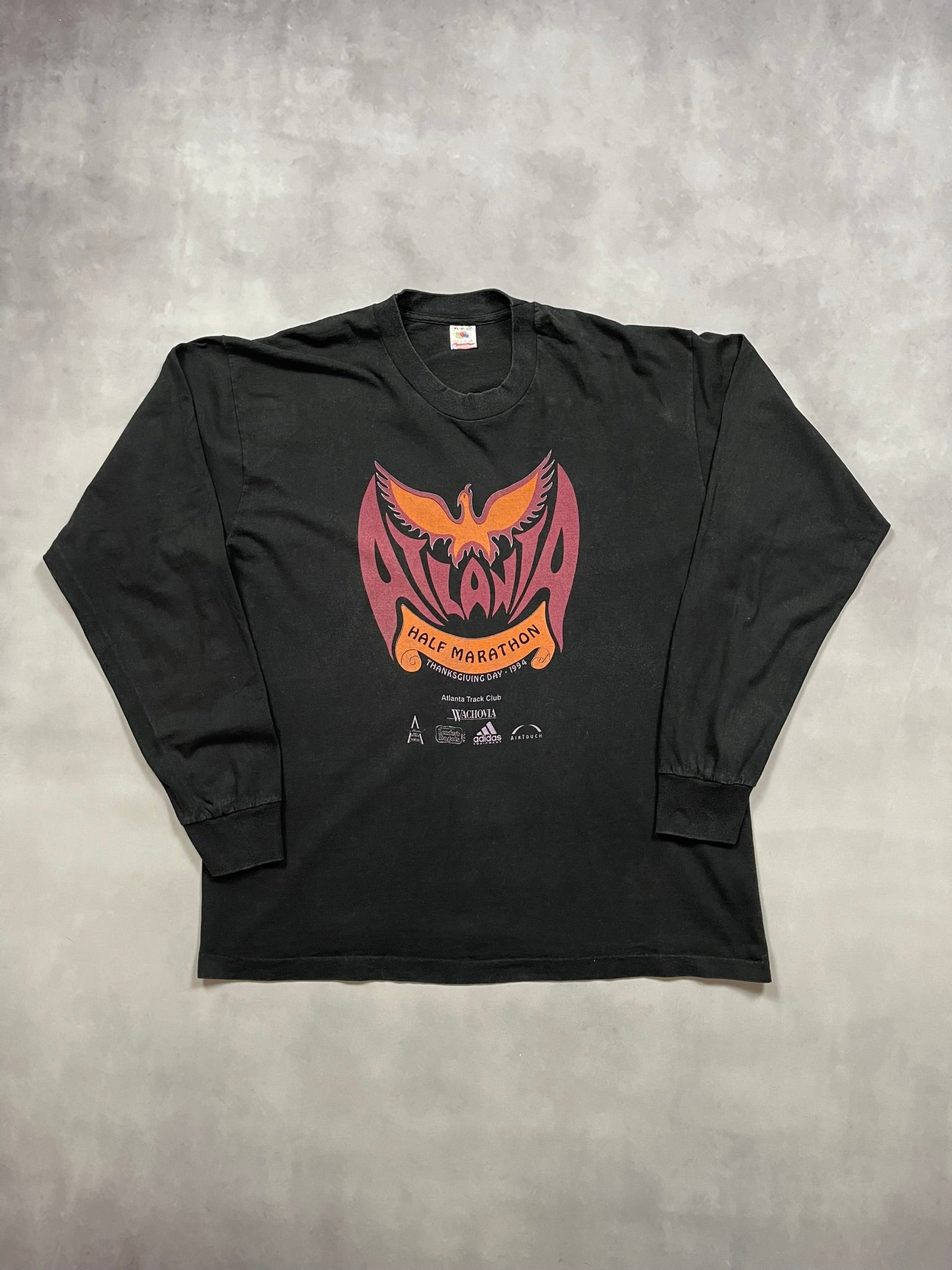 1994 Atlanta Half Marathon Long Sleeve Single Stitch T-Shirt - XL