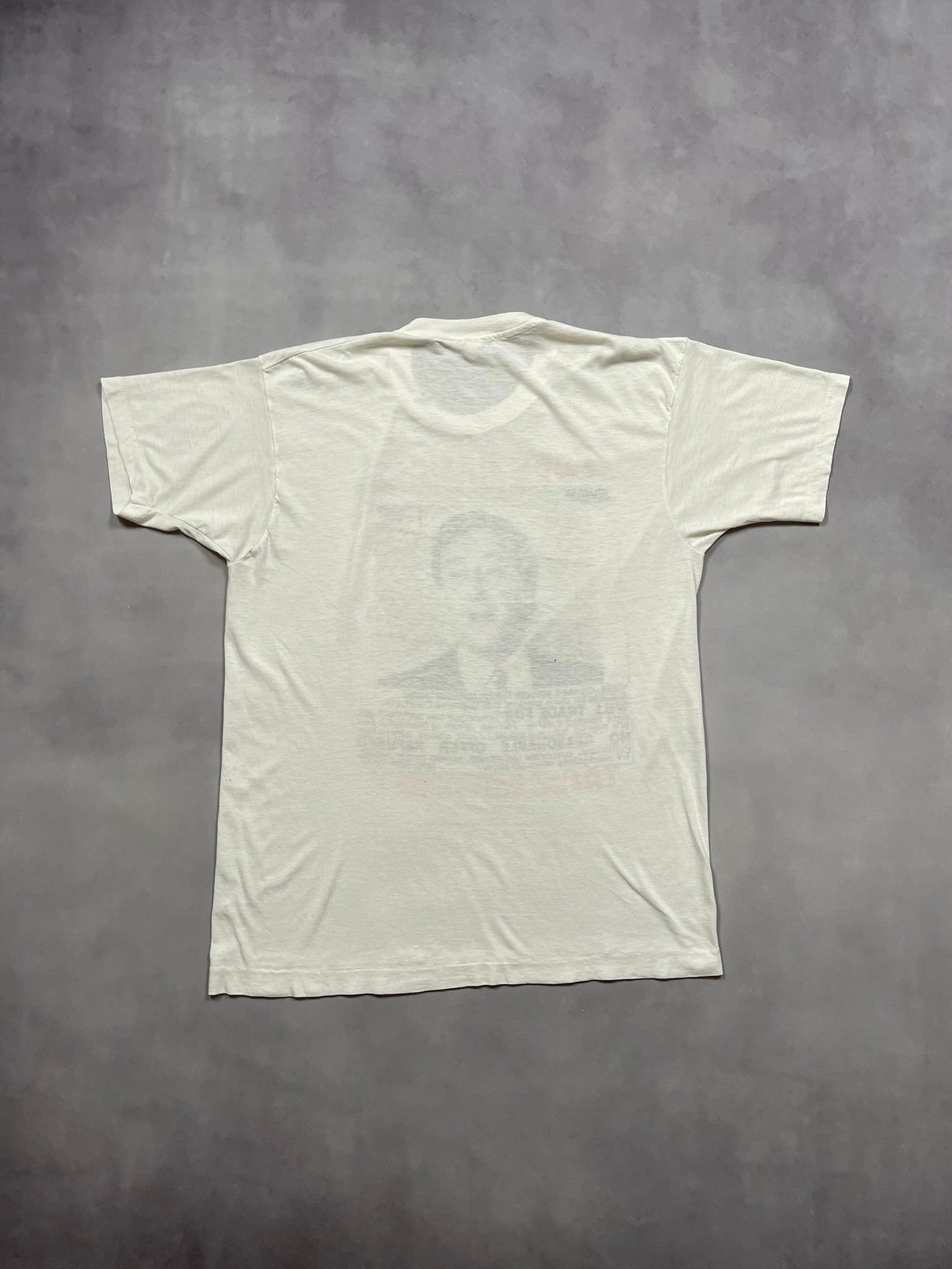 80s Rare “Free Canada / Trade Mulroney” political satire Single Stitch T-Shirt - XL