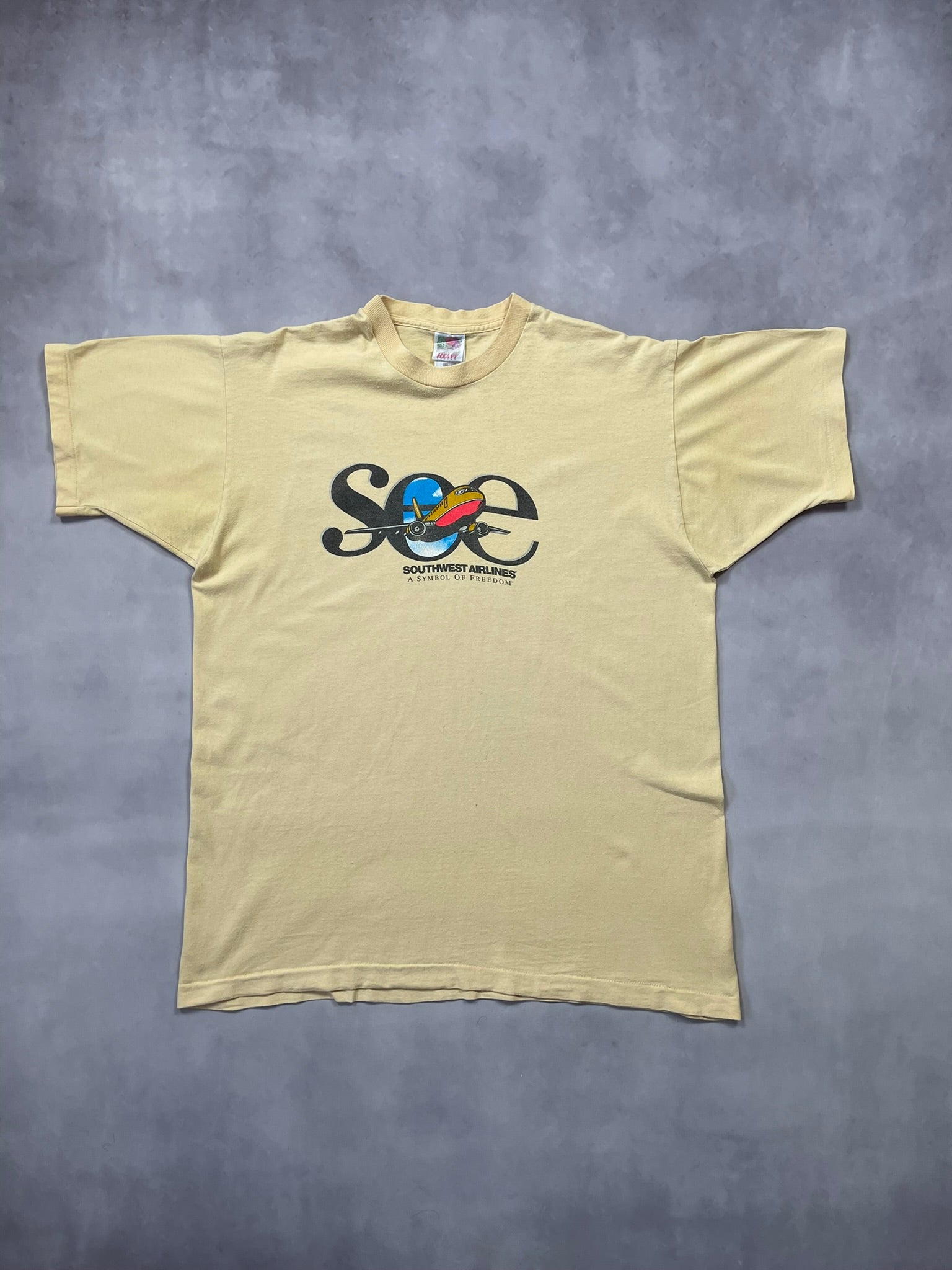 90s Southwest Airline Single Stitch T-Shirt - XL
