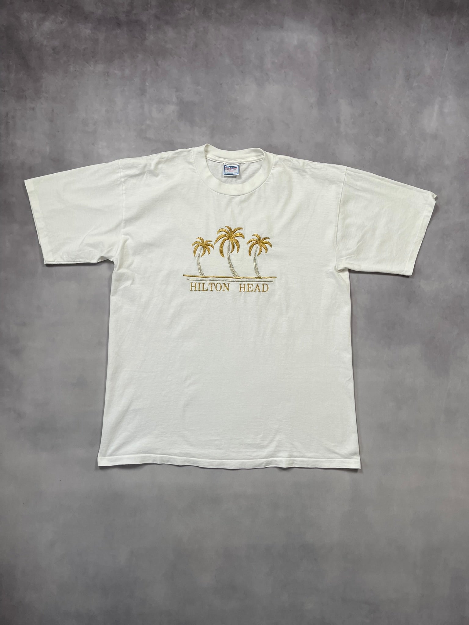 90s Hilton Head Tourist Single Stitch T-Shirt - XL