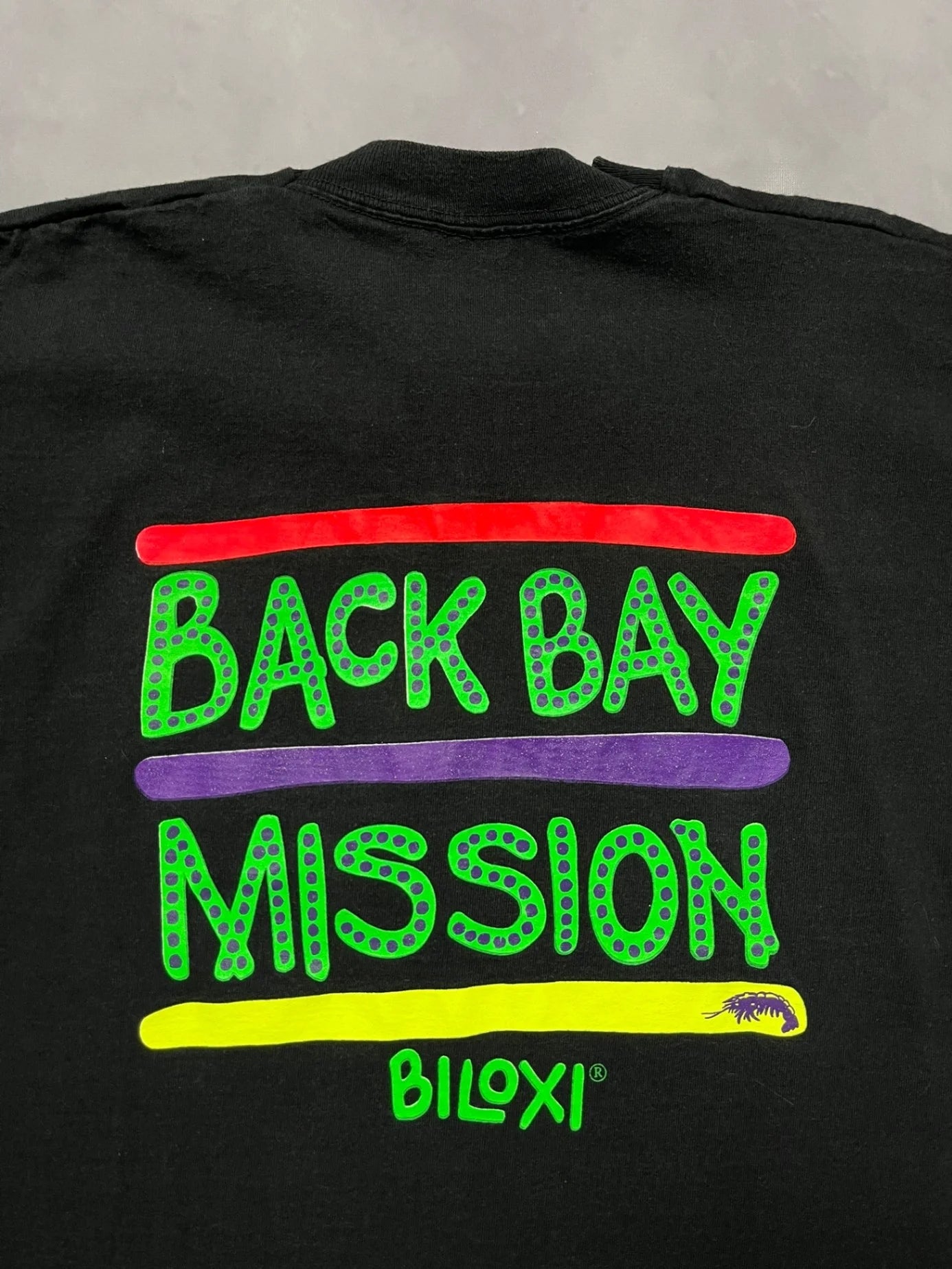 90s Peace Back Bay Mission Single Stitch T-Shirt - L