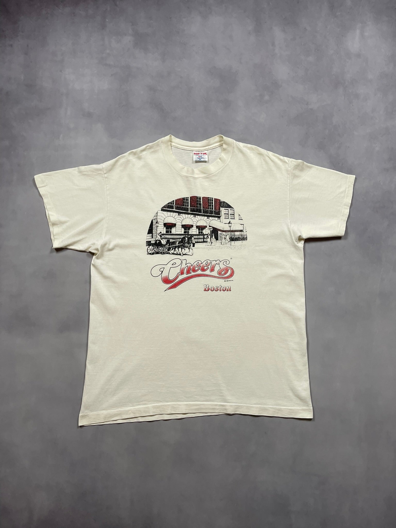 80s Cheers Boston Single Stitch T-Shirt - XL