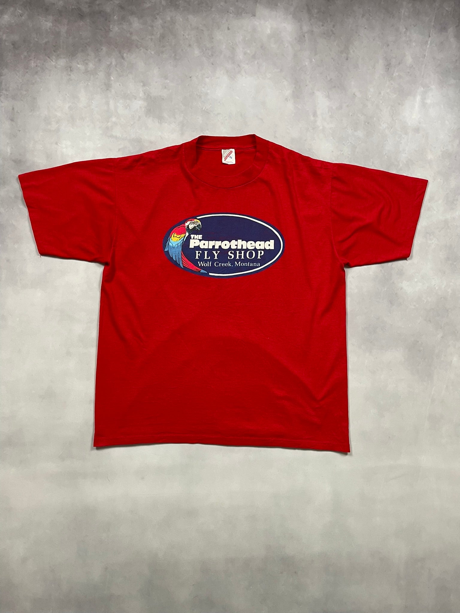 90s The Parrothead Fly Shop Single Stitch T-Shirt - XL