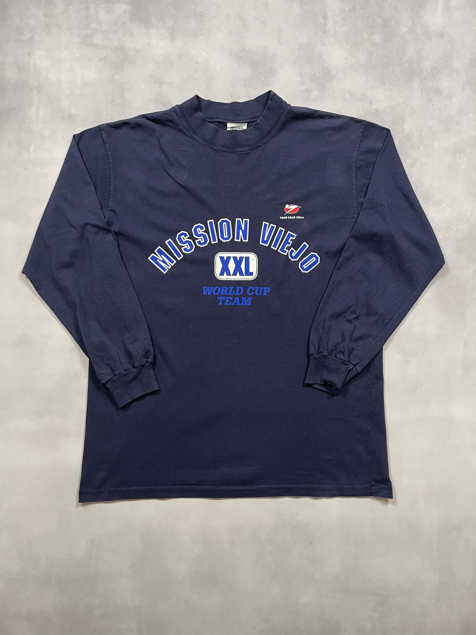 1994 Mission Viejo World Cup Team Longsleeve Single Stitch T-Shirt - XL