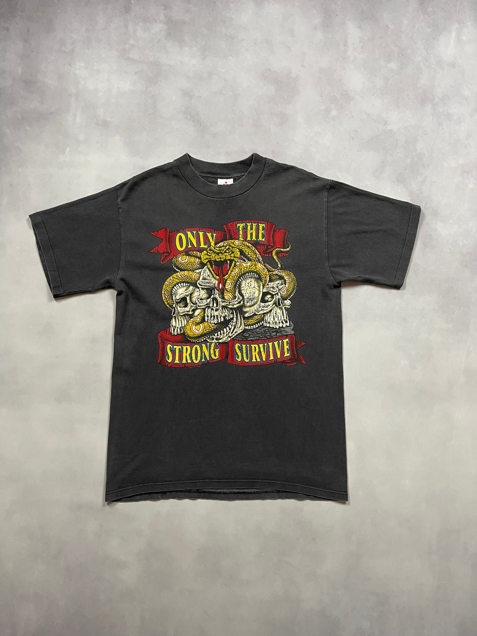 90s Only The Strong Survive Single Stitch T-Shirt - M