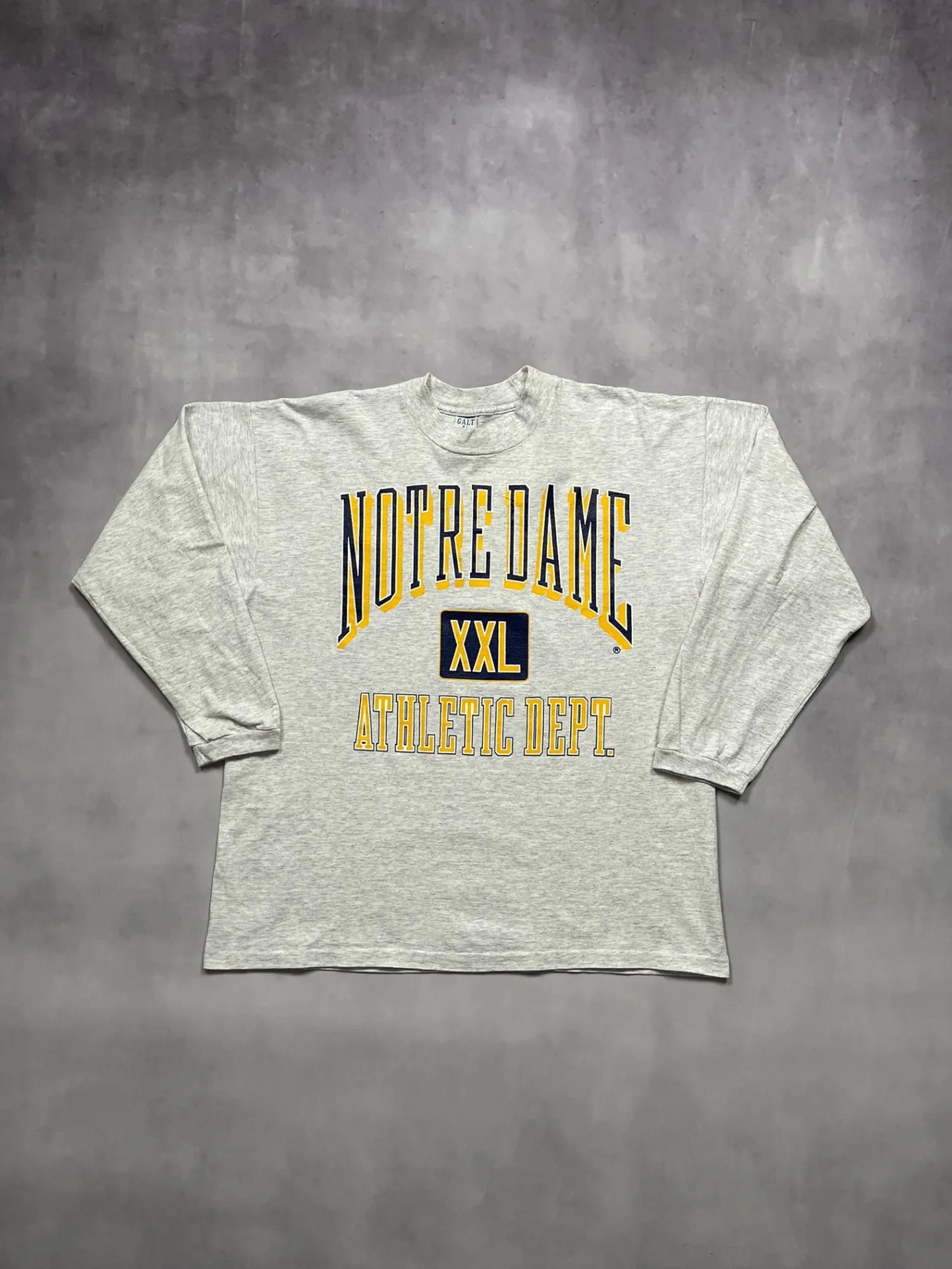 90s Notre Dame Athletic Department Single Stitch T-shirt - L