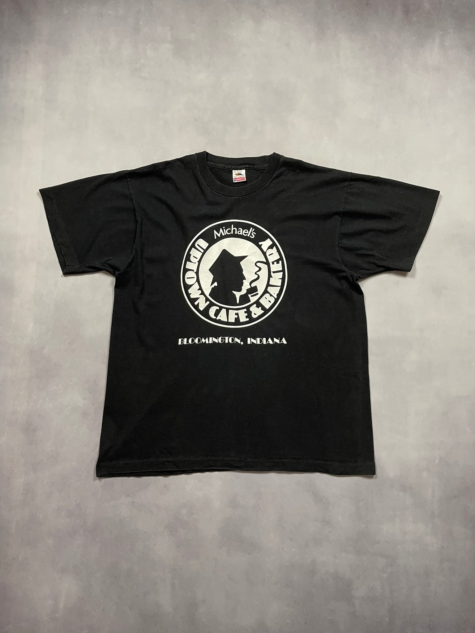 90s Michael's Uptown Café & Bakery Single Stitch T-Shirt - XL