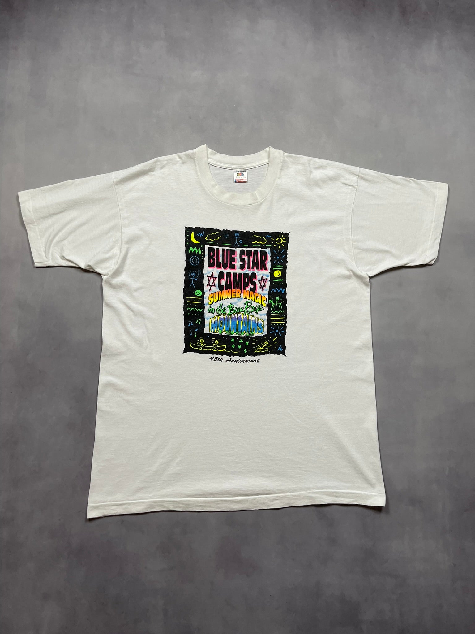 90s Blue Star Camps Single Stitch T-Shirt - XL