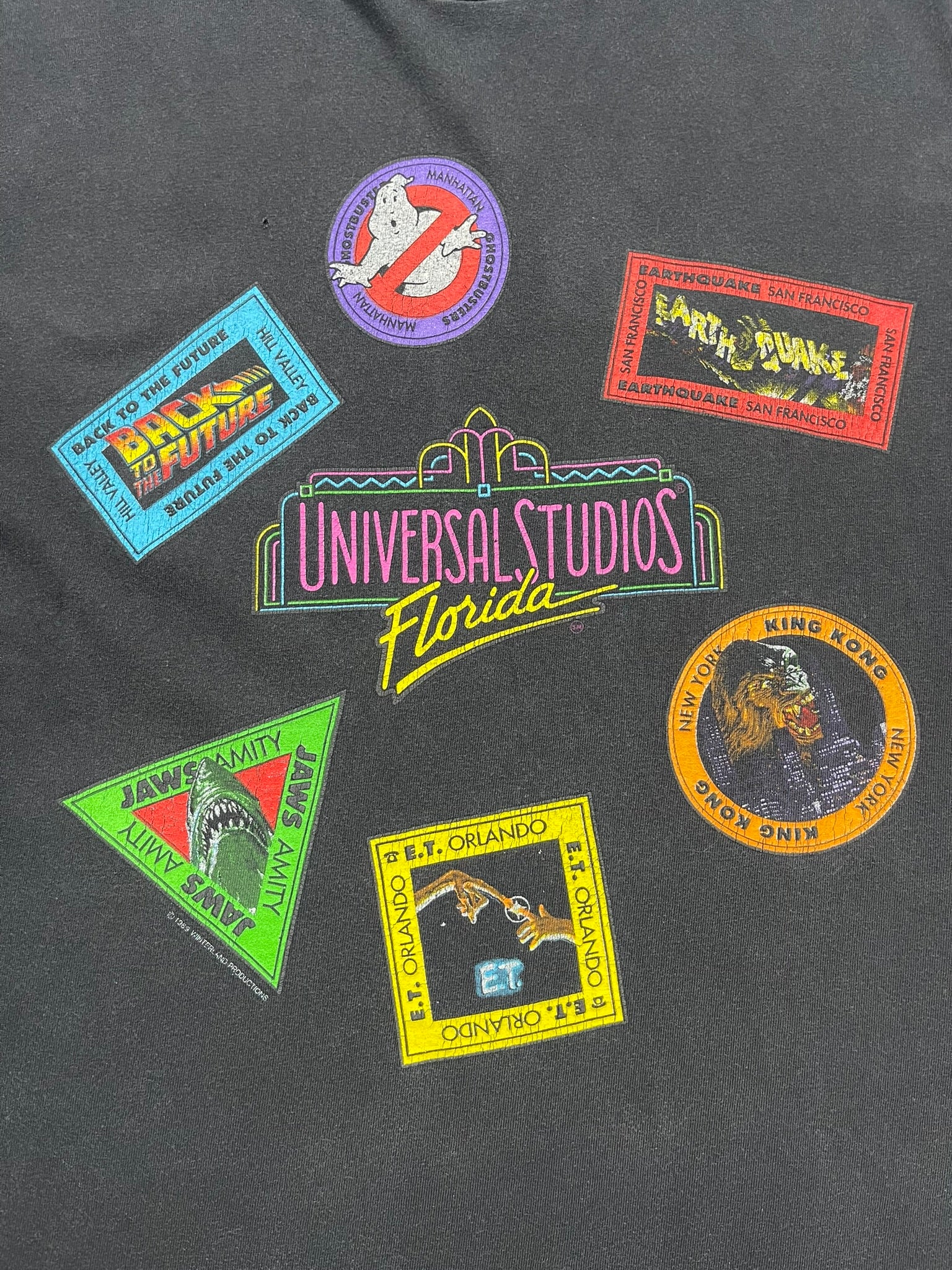 Vintage 80s Universal Studios Florida Single Stitch T-Shirt - XL