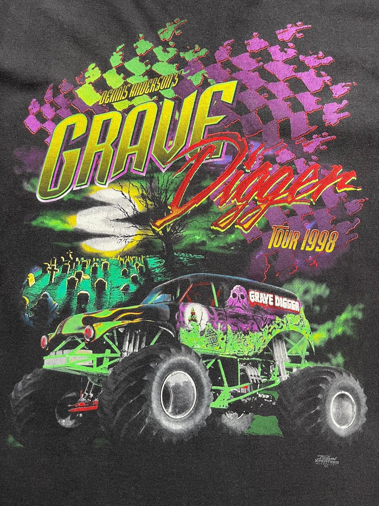 1998 Grave Digger Tour Single Stitch T-Shirt - M
