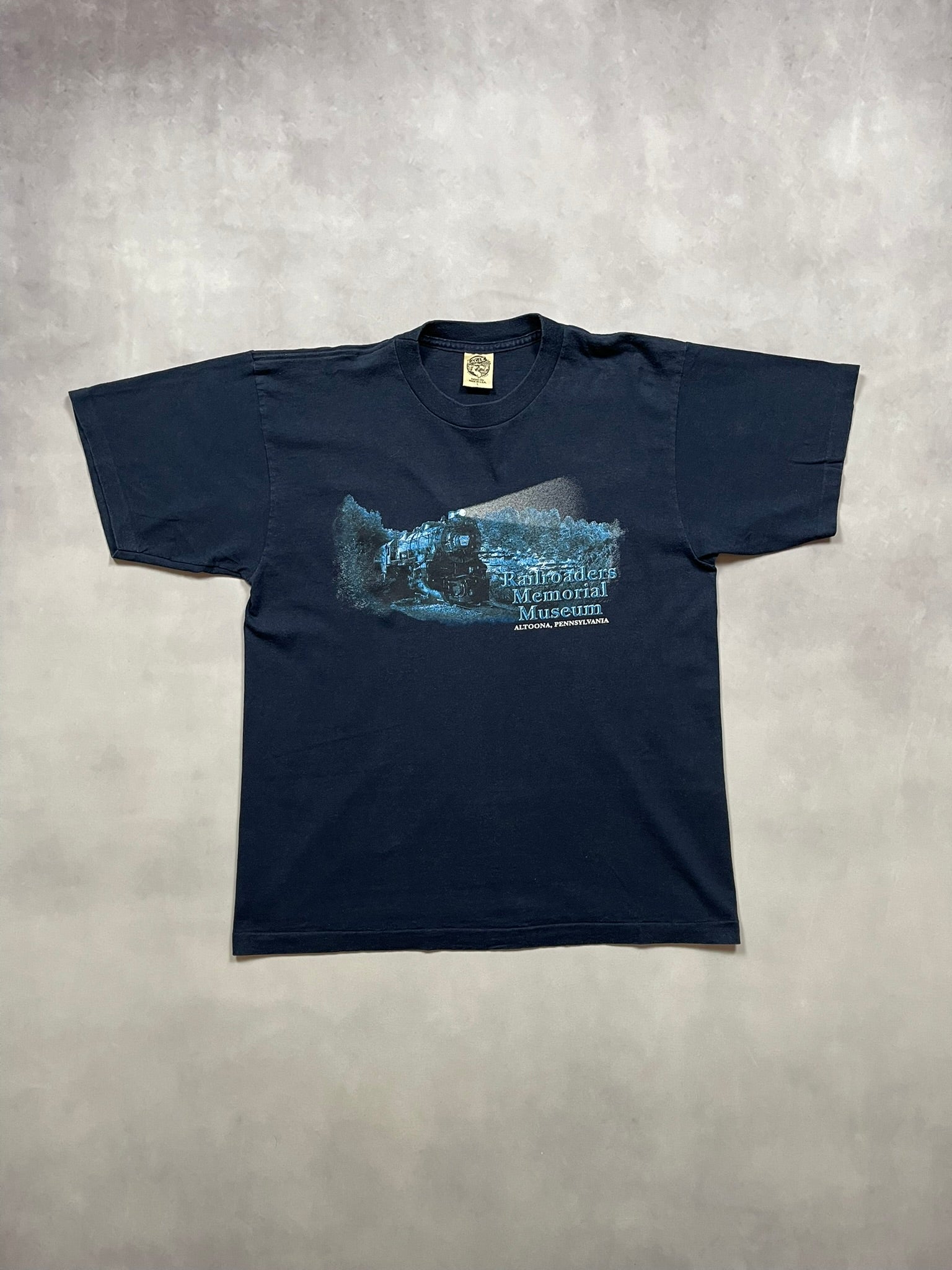 90s Railroaders Memorial Museum Single Stitch T-Shirt - L