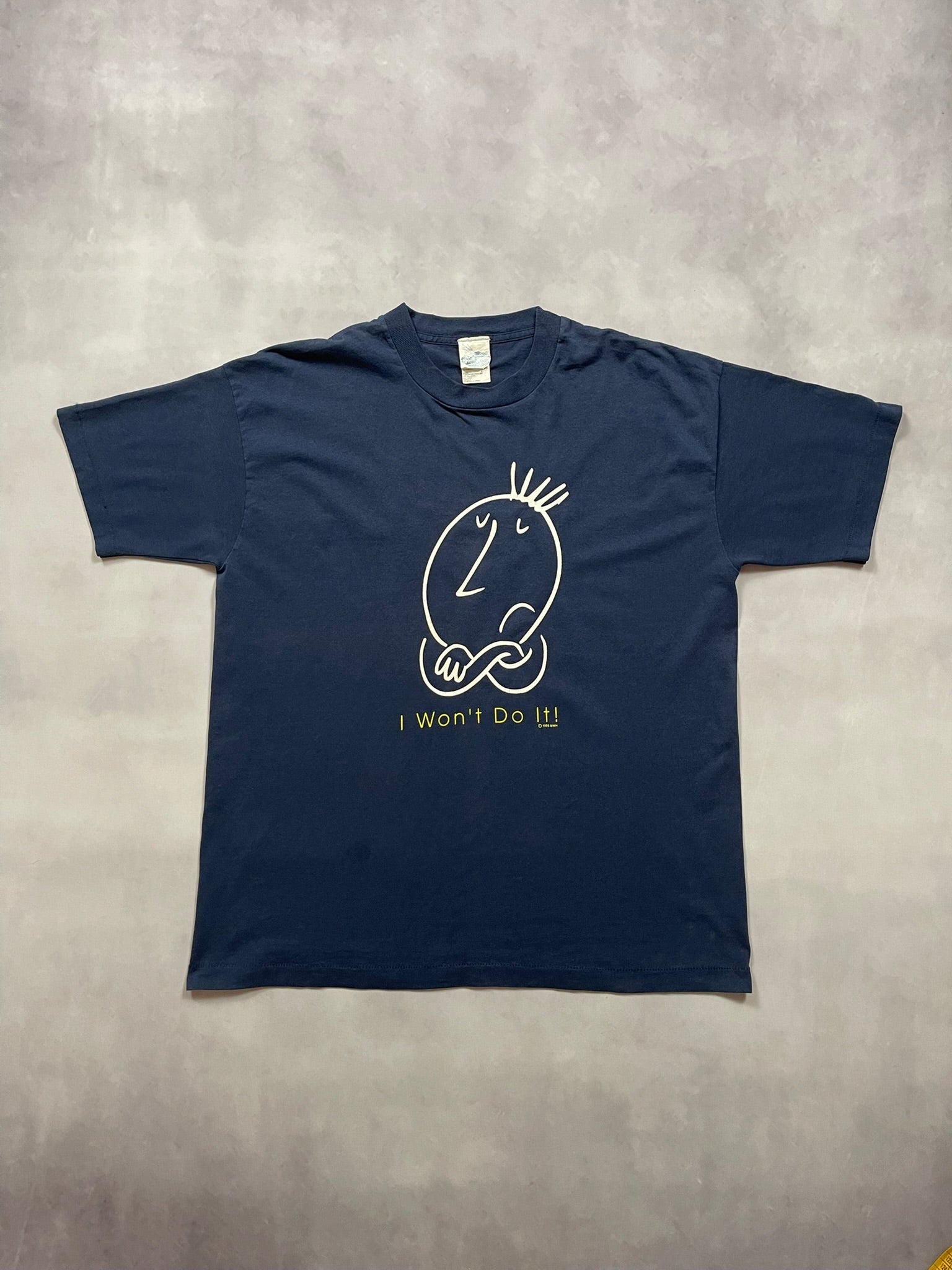 1995 I Won't Do It Single Stitch T-Shirt - XL