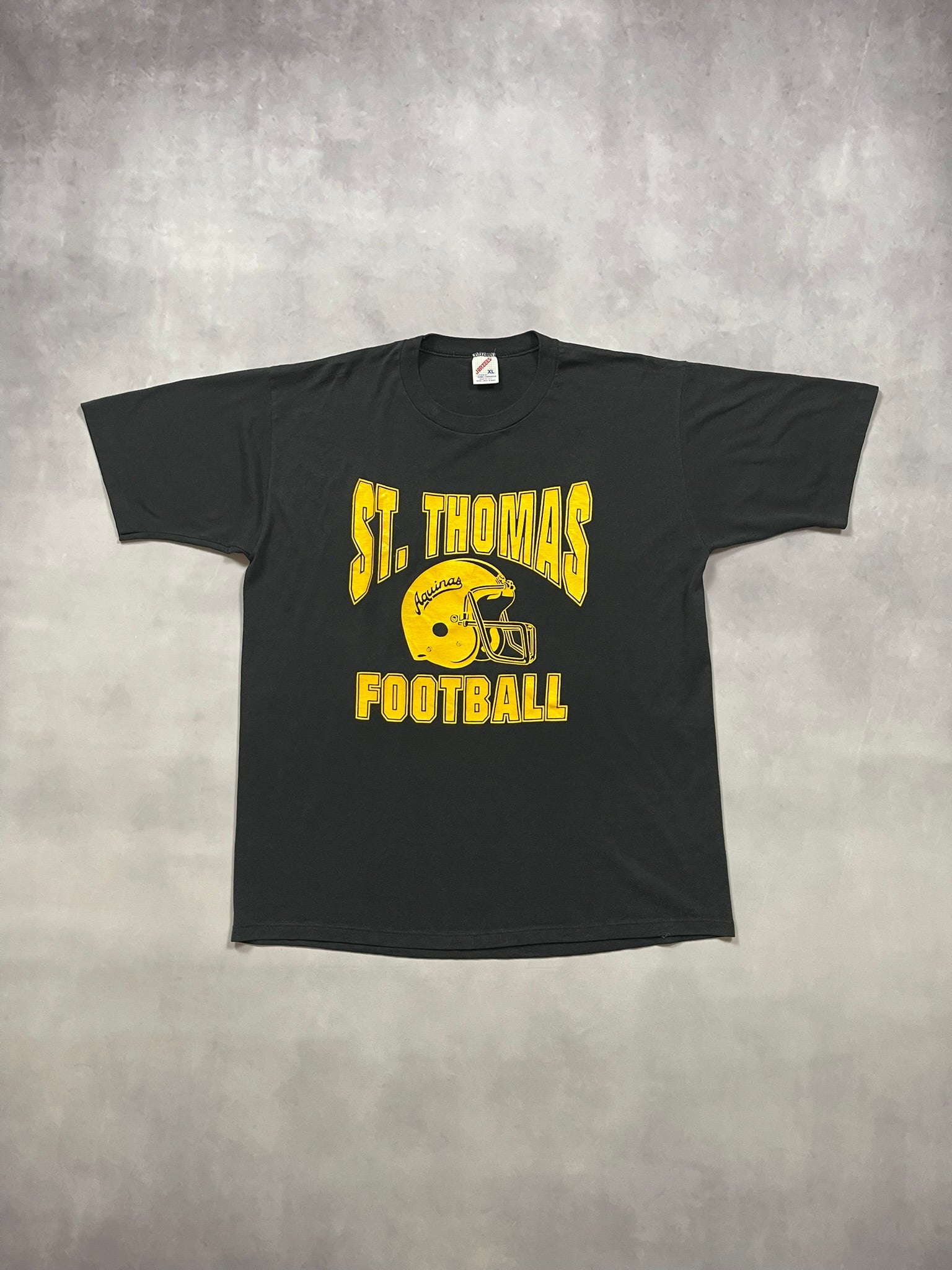 90s St. Thomas Football Single Stitch T-Shirt - XL