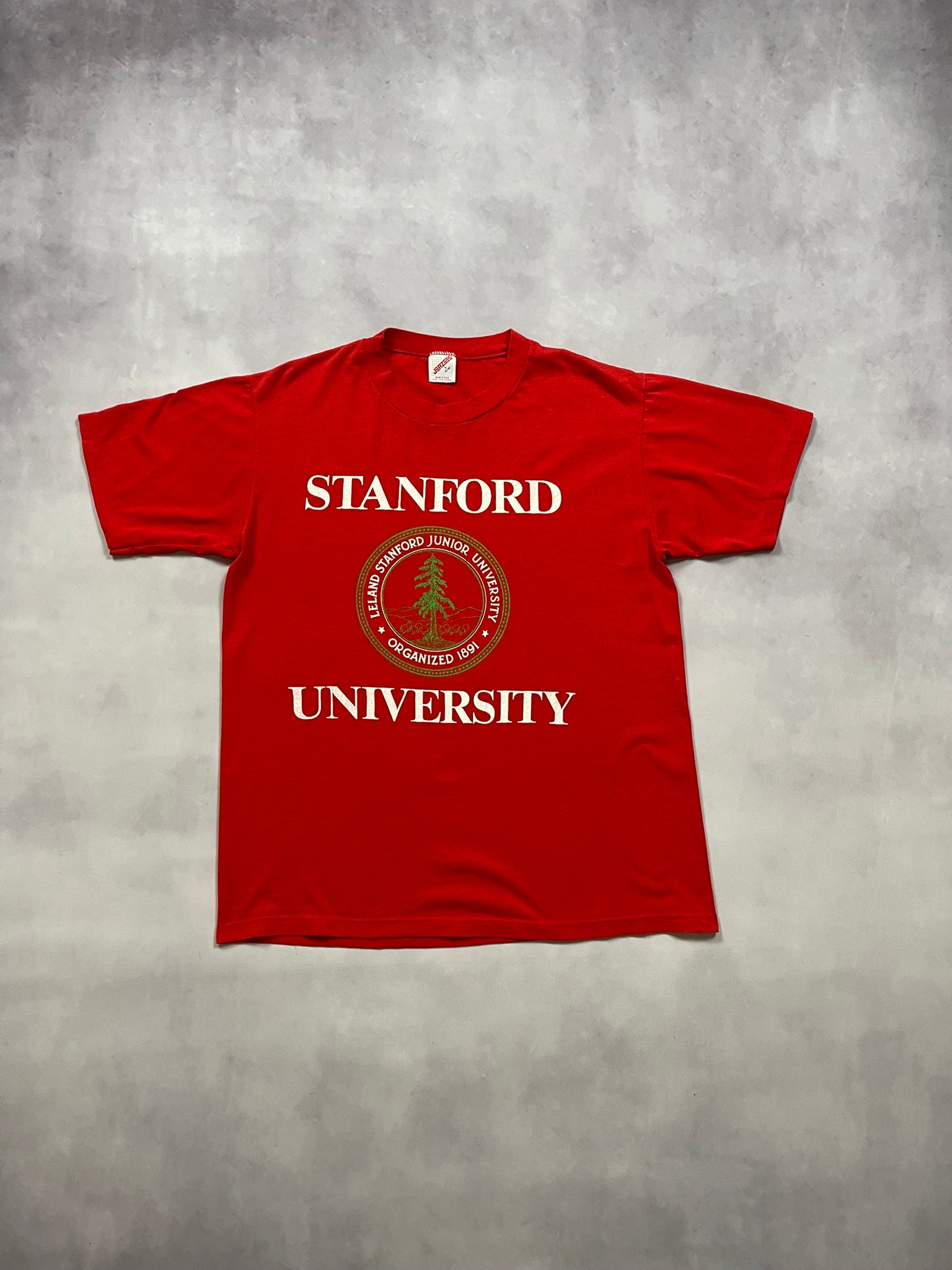 90s Stanford "junior" University Single Stitch T-Shirt - L