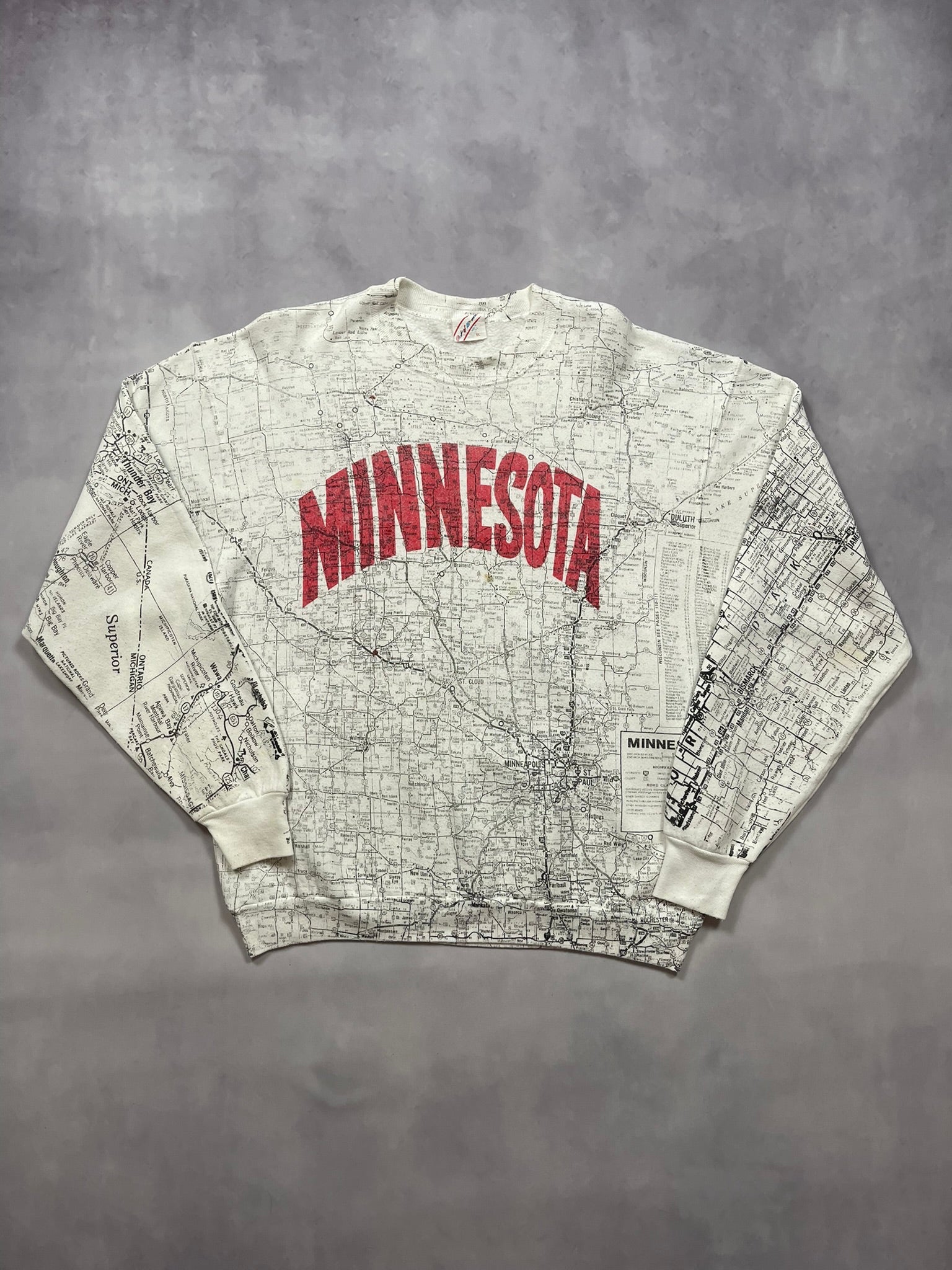 90s Minnesota AOP Sweater - XL