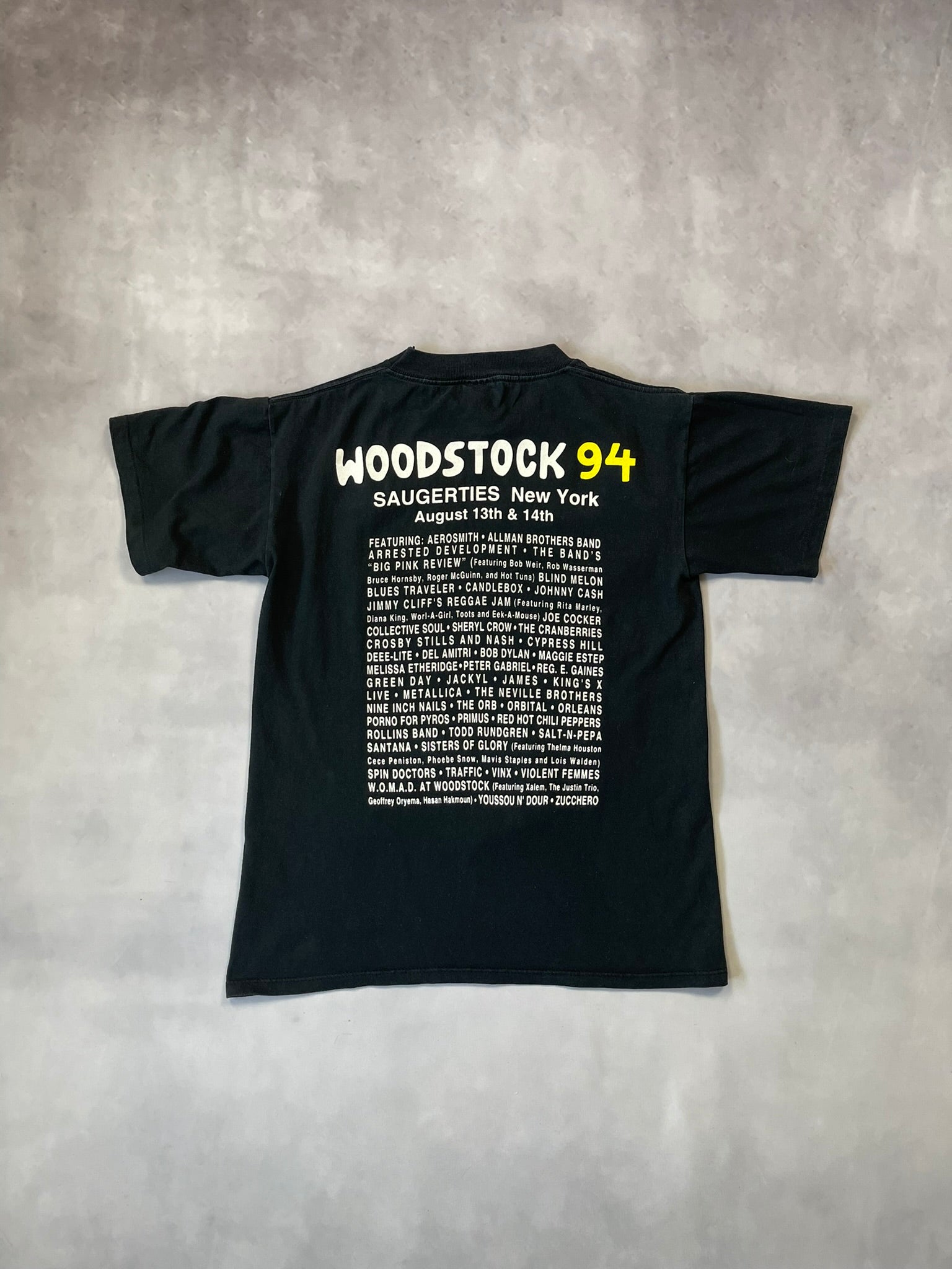 1994 Woodstock 2 More Days Of Peace & Music Single Stitch T-Shirt - M