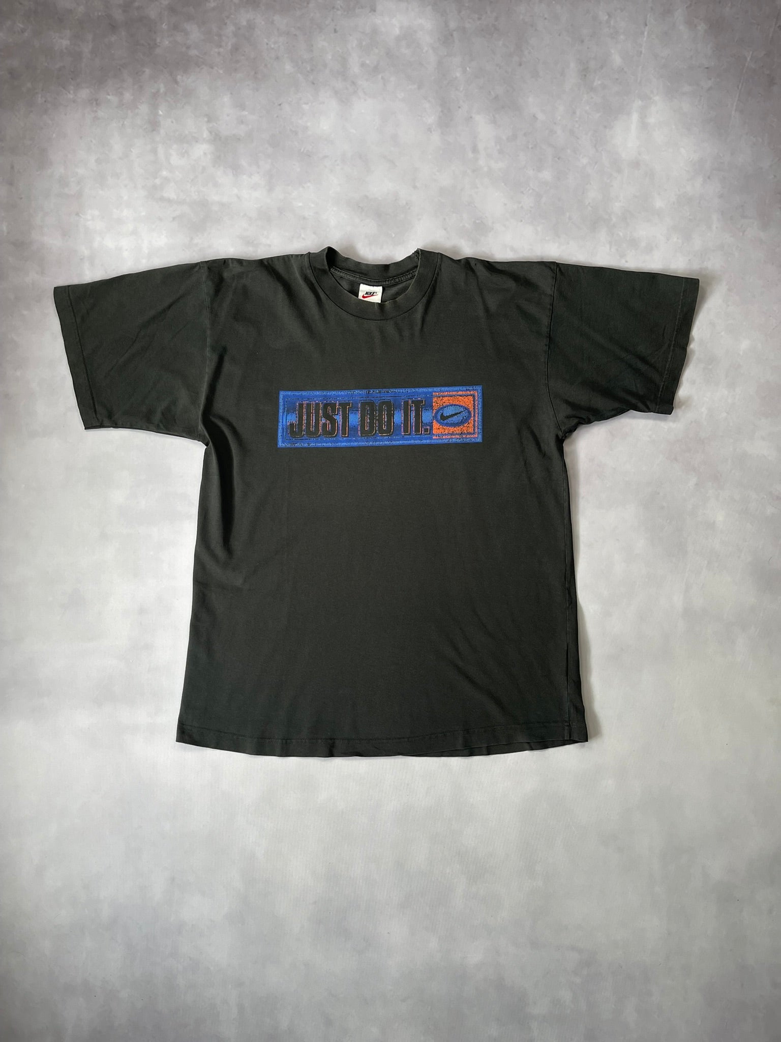 90s Nike Box Logo "Just Do It" T-Shirt - L