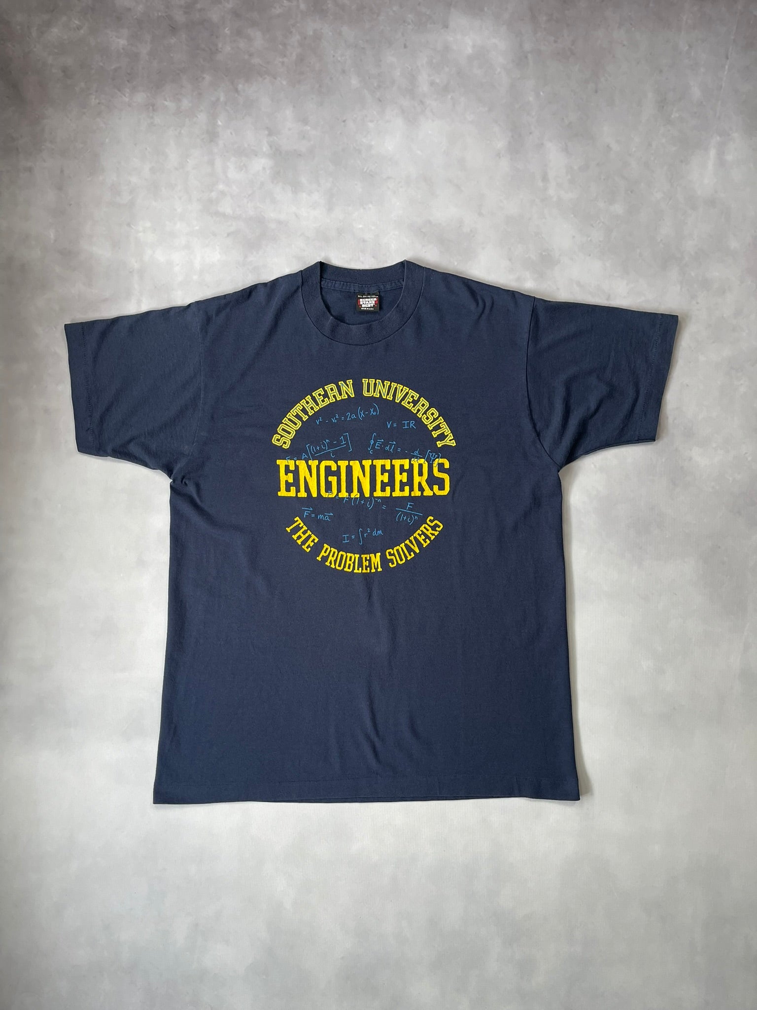 90s Southern University Engineers Single Stitch T-Shirt - XL