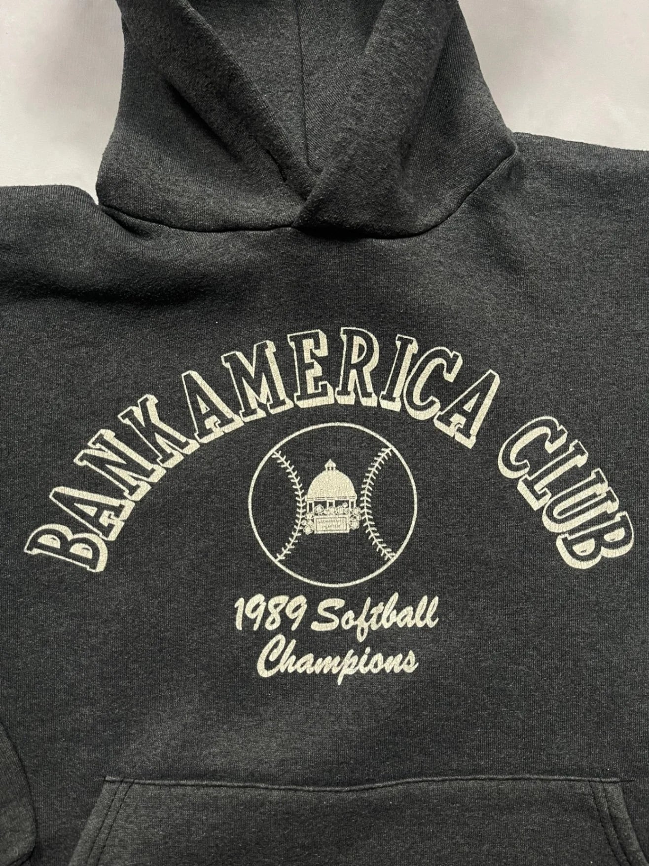 Late 80s Bank America Club Hoodie - L