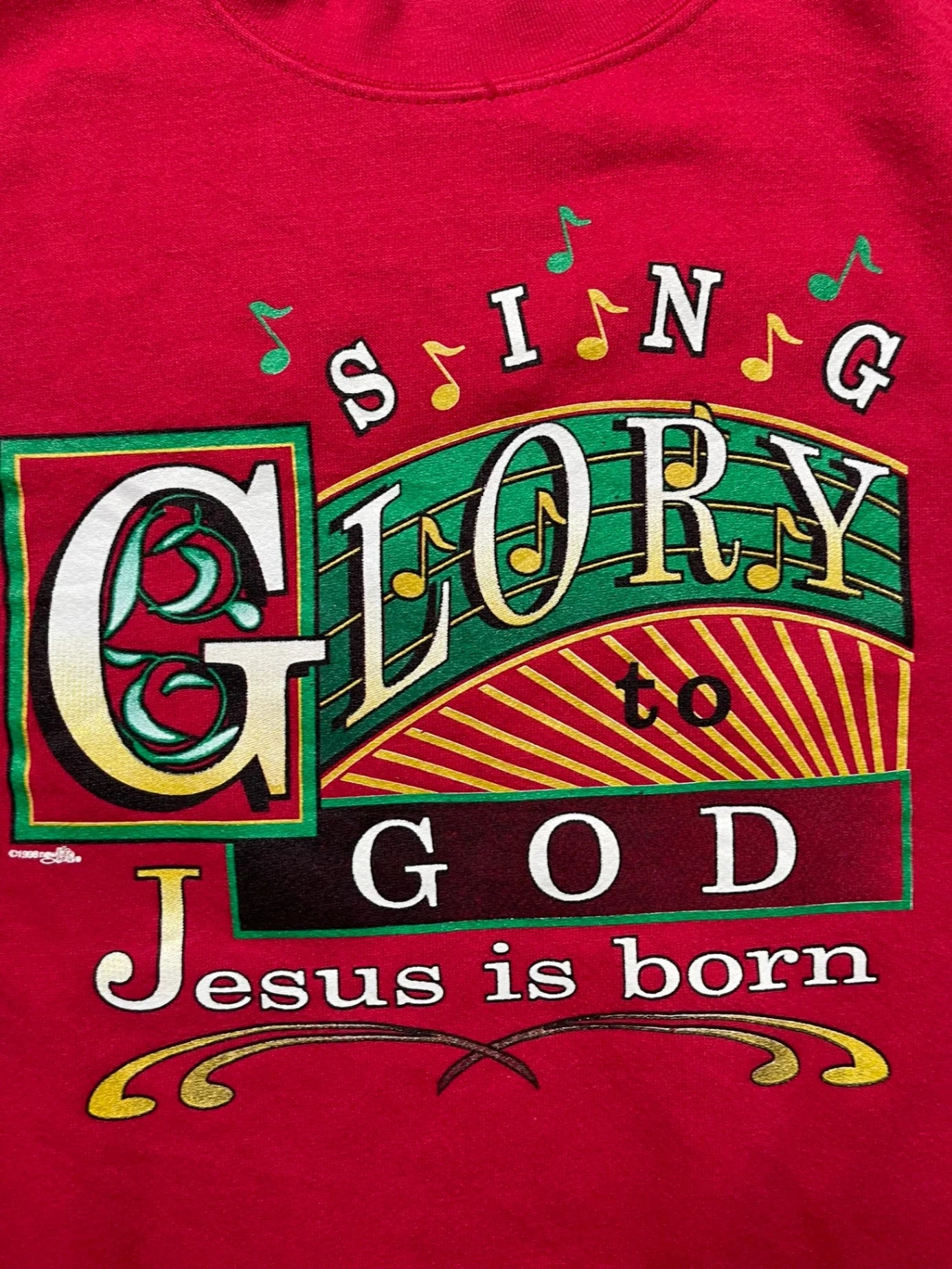 1998 Glory To God Sweatshirt - L