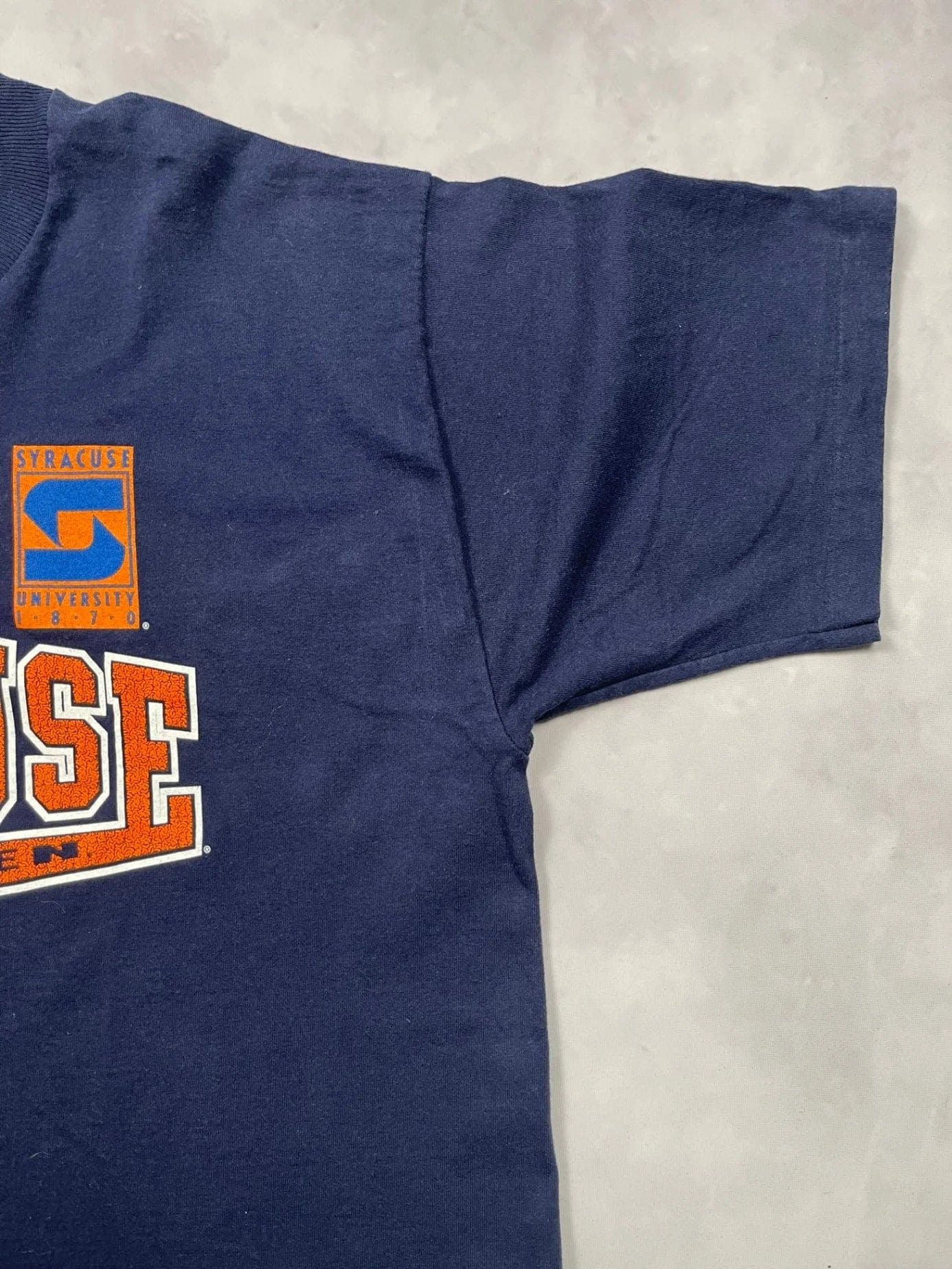 Pro Player T-shirt XL / Navy Syracuse Orangemen Single Stitch T-shirt - XL