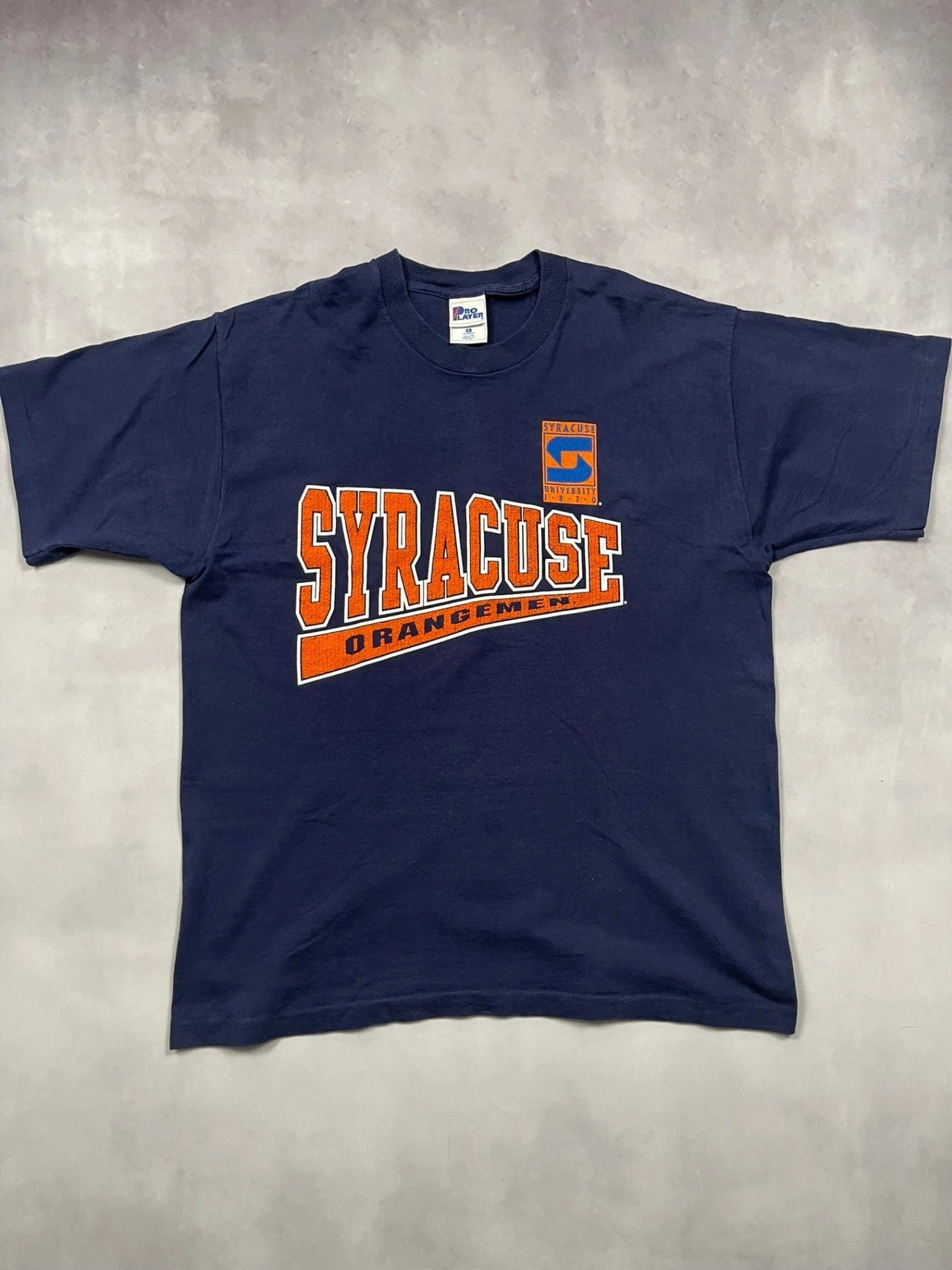 Pro Player T-shirt XL / Navy Syracuse Orangemen Single Stitch T-shirt - XL