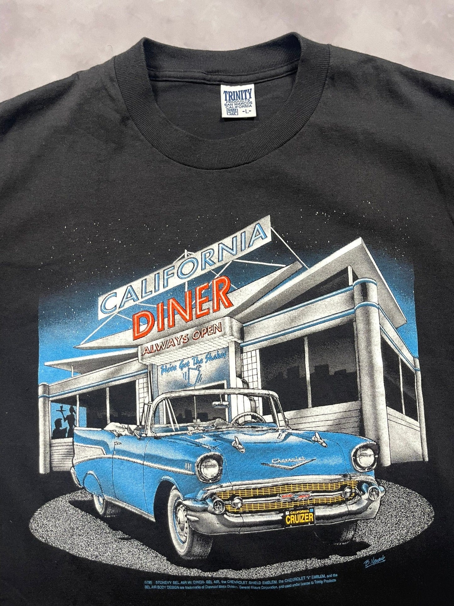 The Vintage Racks T-Shirt California Diner - Large