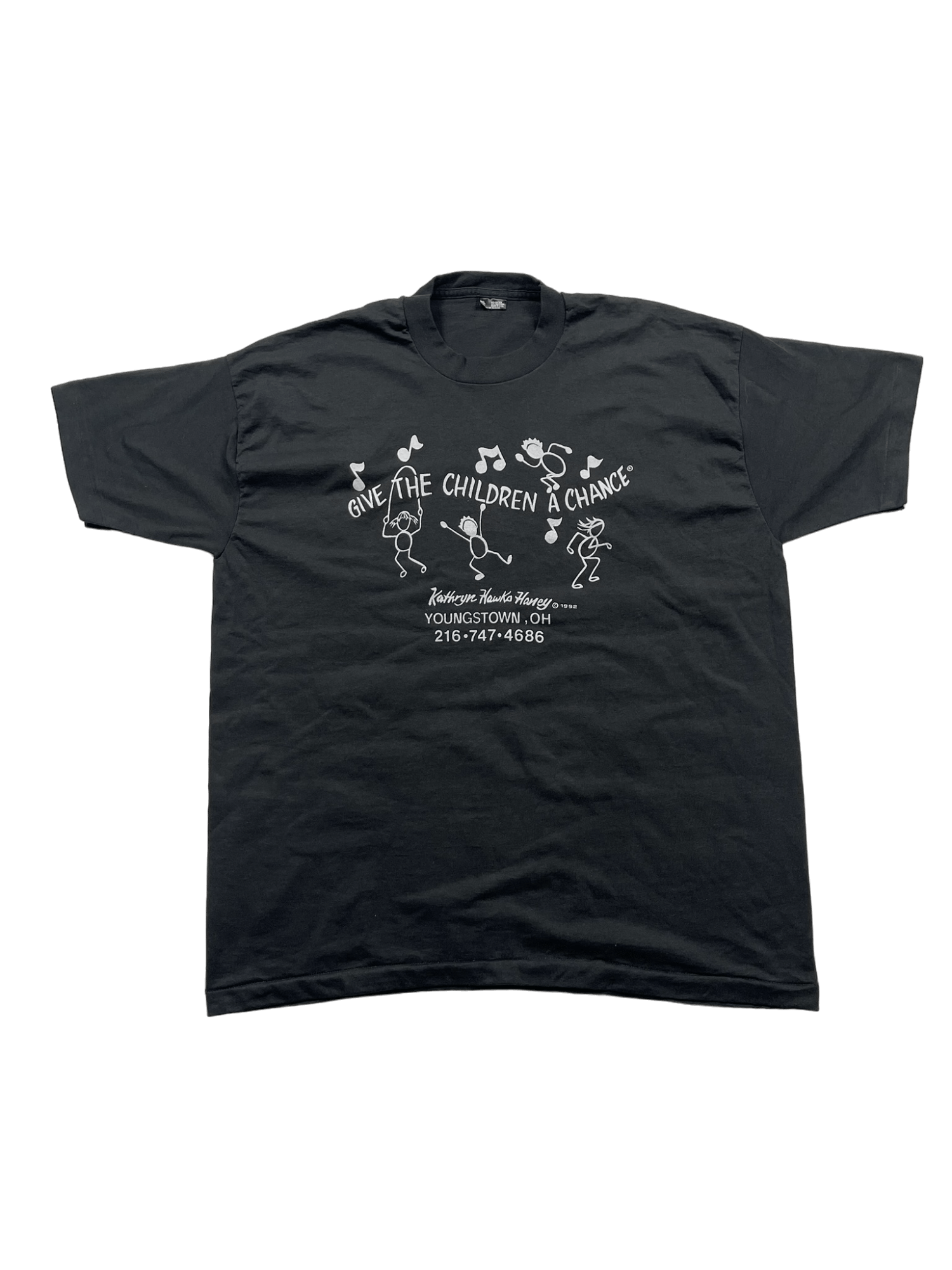 The Vintage Racks T-Shirt Give the children a chance - XL