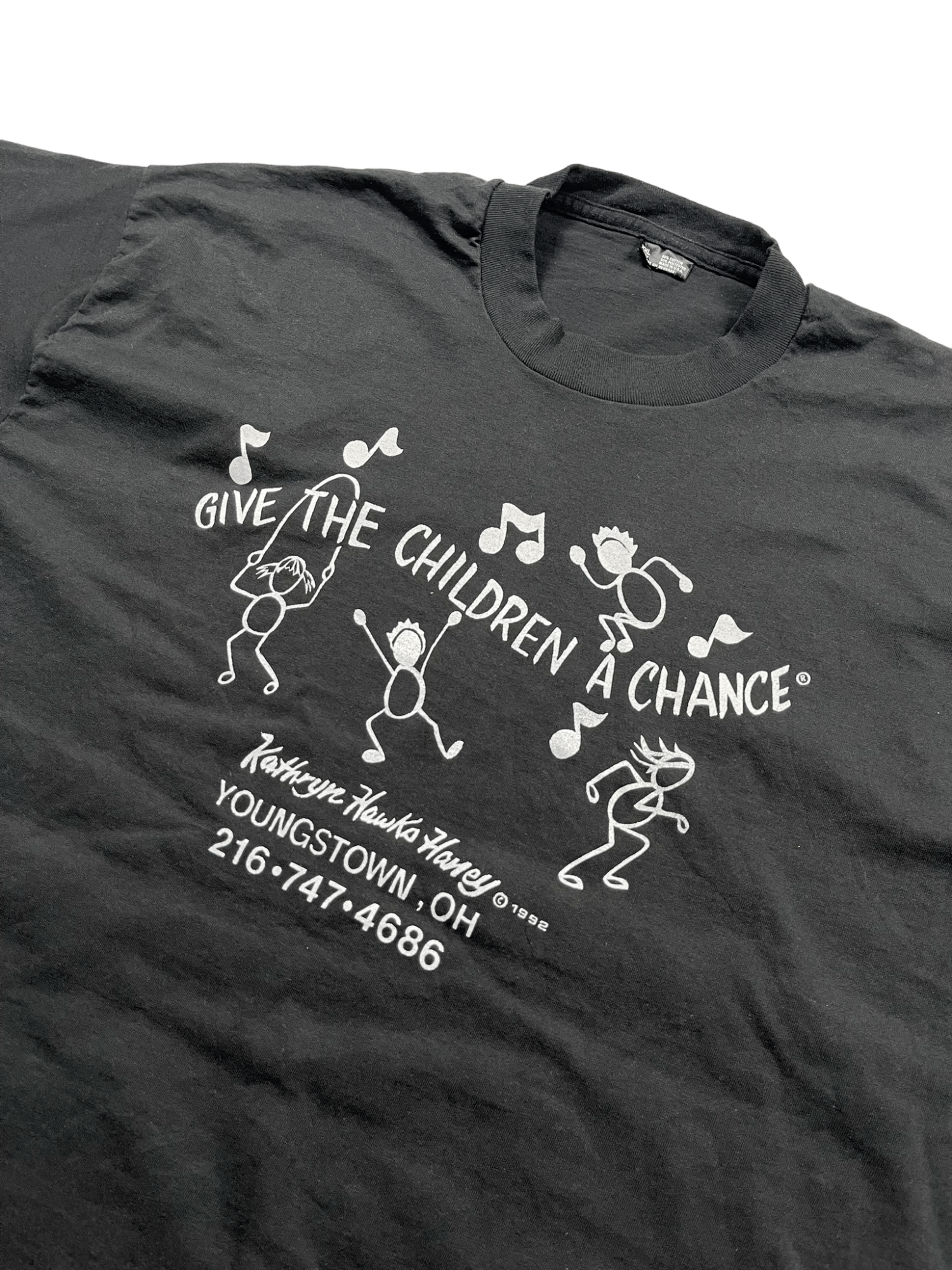 The Vintage Racks T-Shirt Give the children a chance - XL