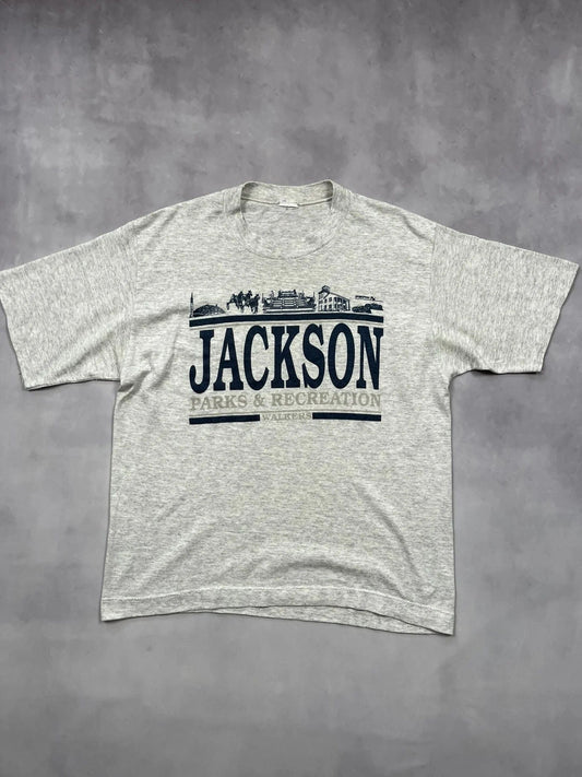 The Vintage Racks T-shirt M / Gray Jackson Single Stitch T-shirt - M