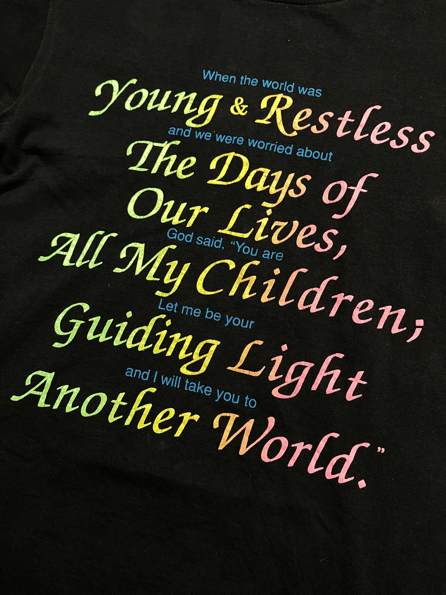 The Vintage Racks T-Shirt Medium All My Children - M