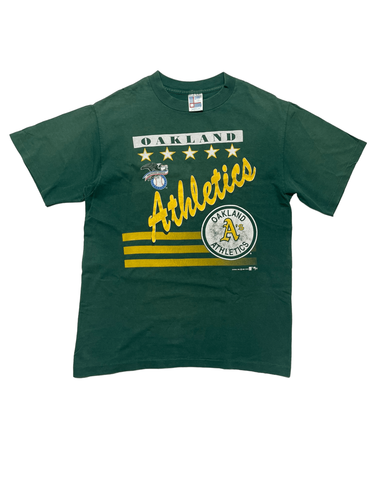 The Vintage Racks T-Shirt Oakland Athletics - L