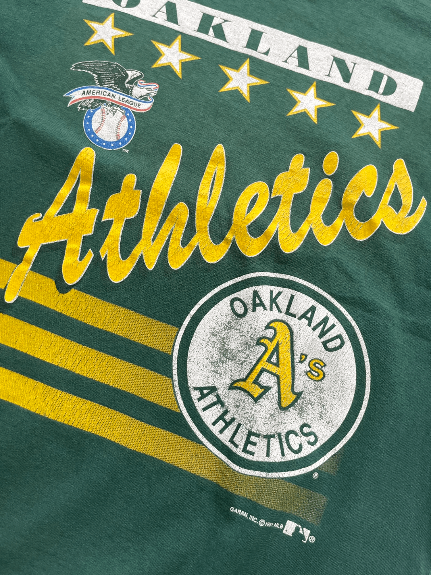 The Vintage Racks T-Shirt Oakland Athletics - L