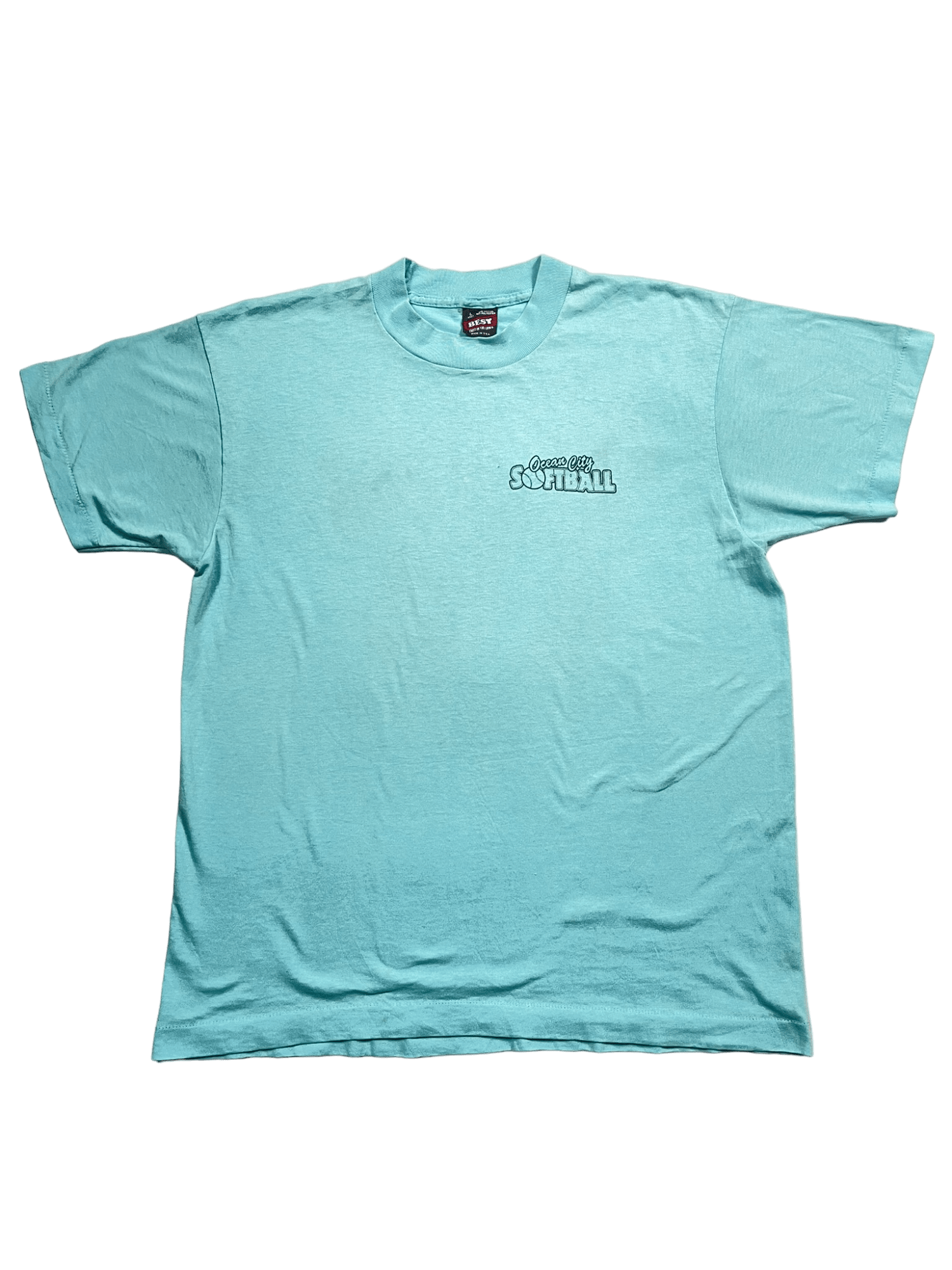 The Vintage Racks T-Shirt Ocean City Softball - L