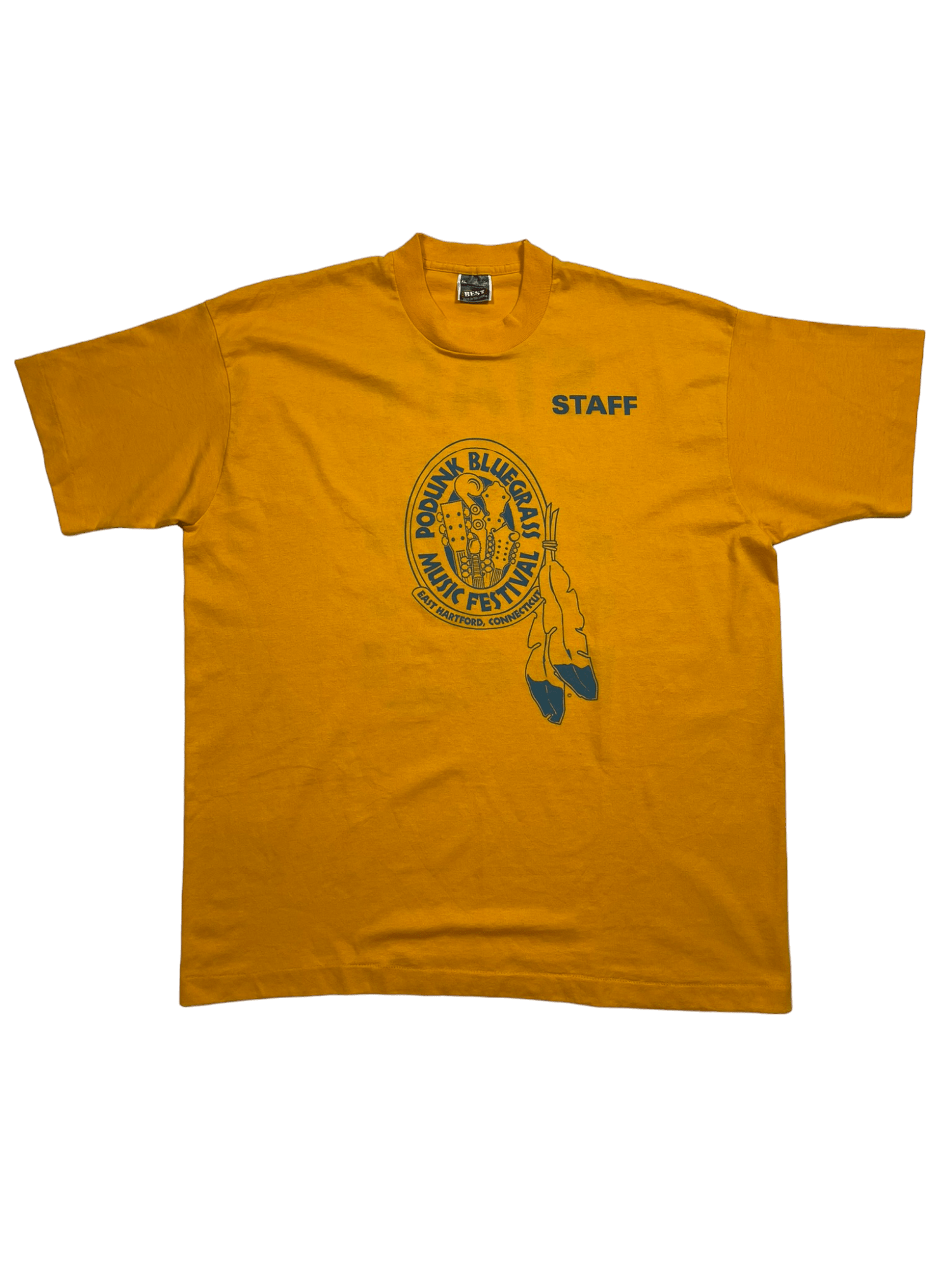 The Vintage Racks T-Shirt Podunk Bluegrass Music Festival - XL